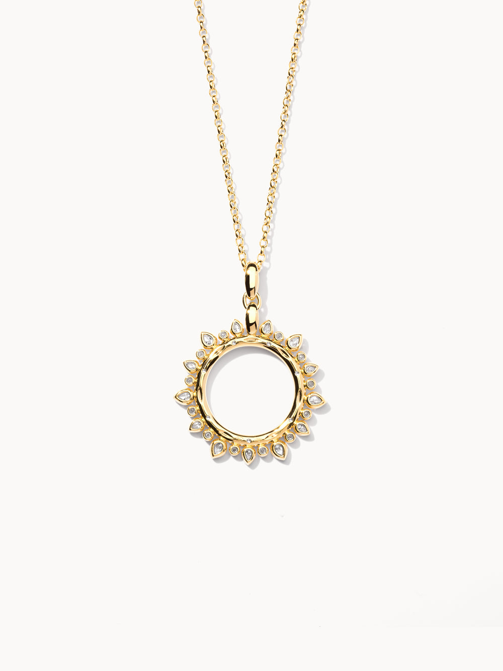 Pendant GYPSY 'Classic' Sun large mit Diamanten