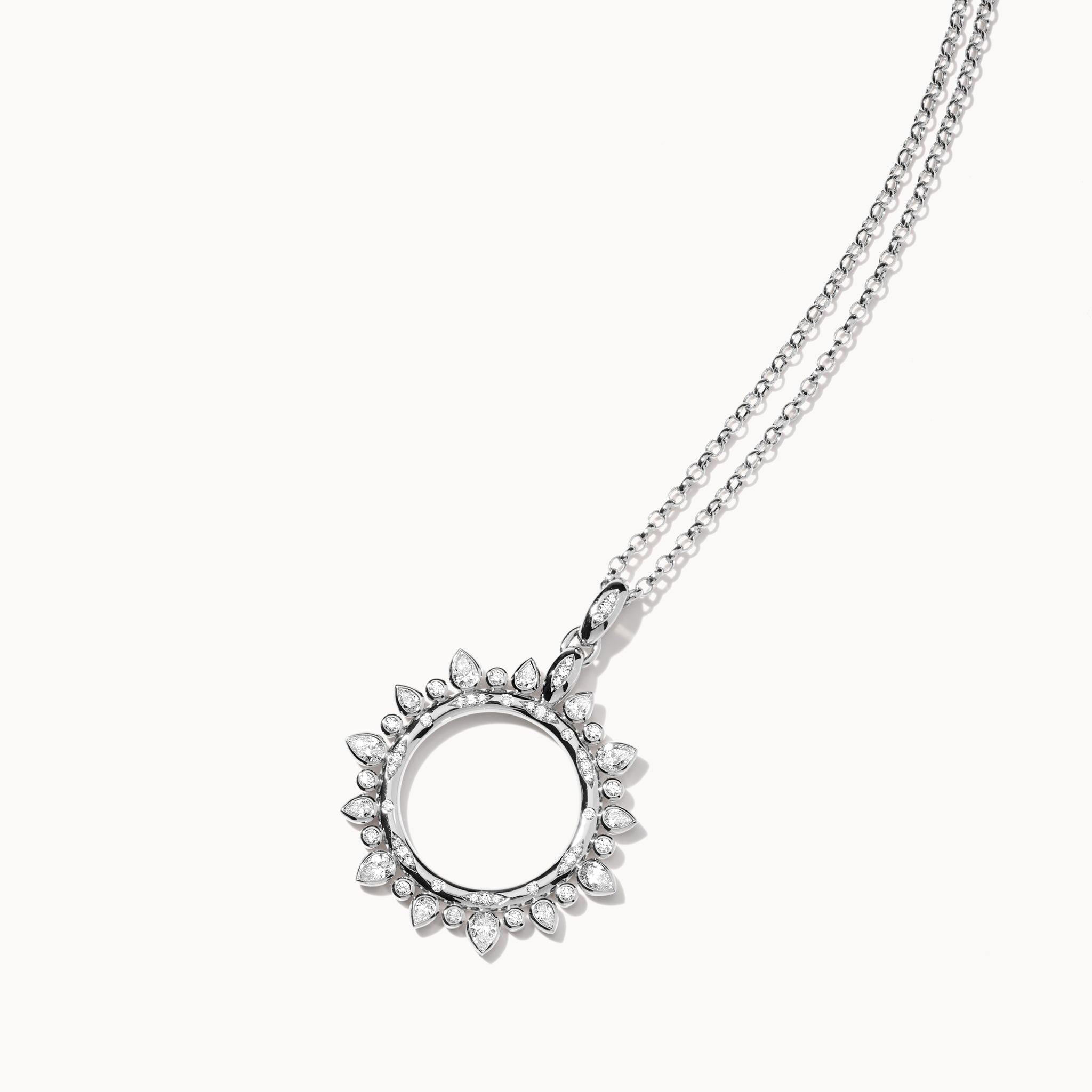 Pendant GYPSY 'Classic' Sun large mit Diamanten