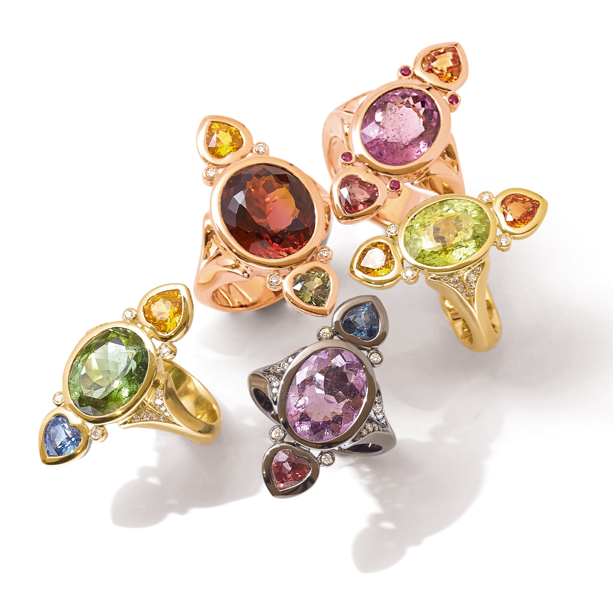 Ring TREASURE Tourmaline brown brown Tourmaline