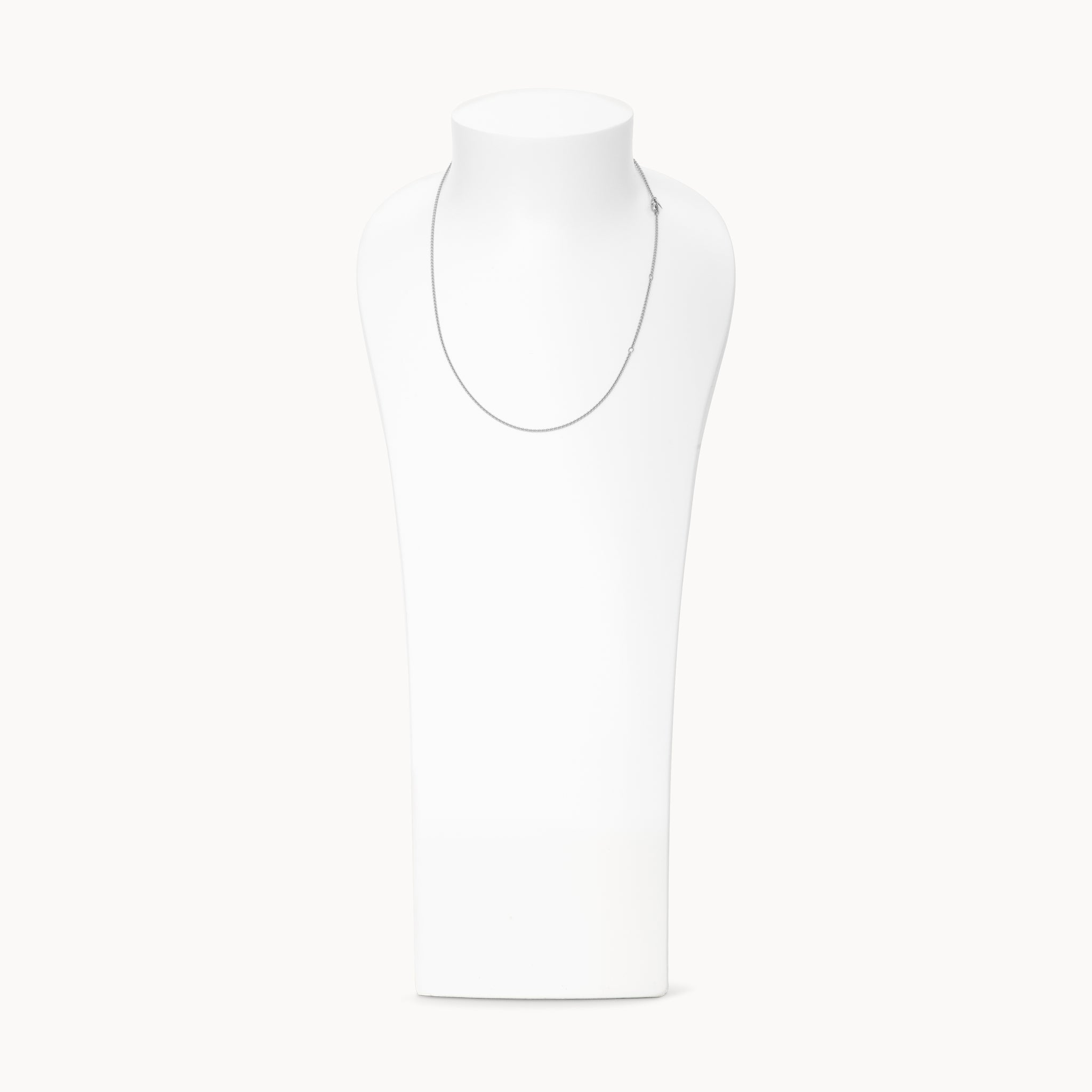 Chain BELCHER, 1,5 mm, 51 cm 18K white gold