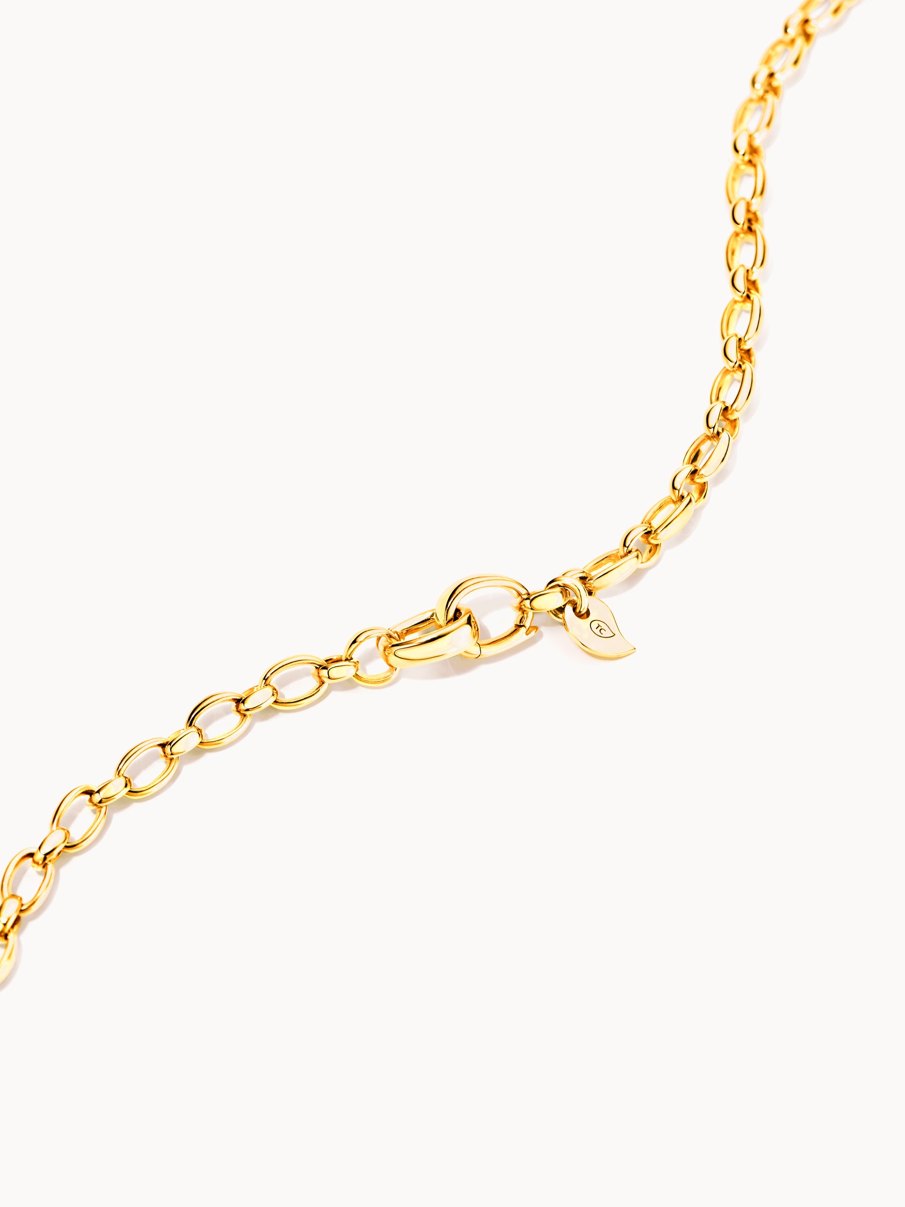 Necklace Lariat 60 cm 18K yellow gold