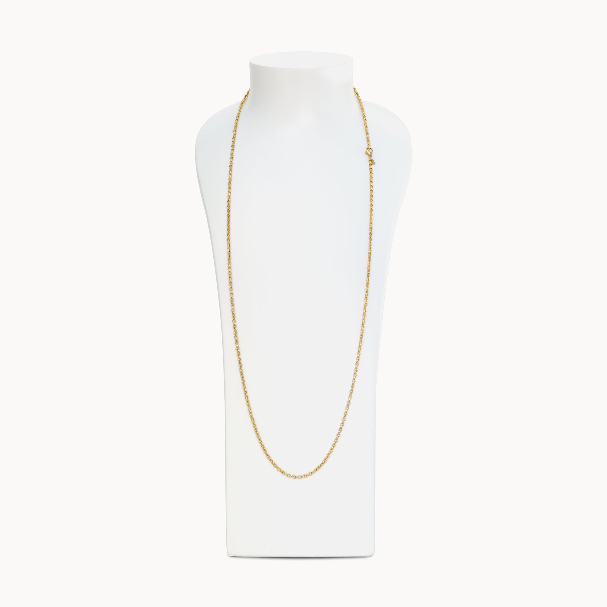 Chain BELCHER, 2,8 mm, 90 cm 18K yellow gold