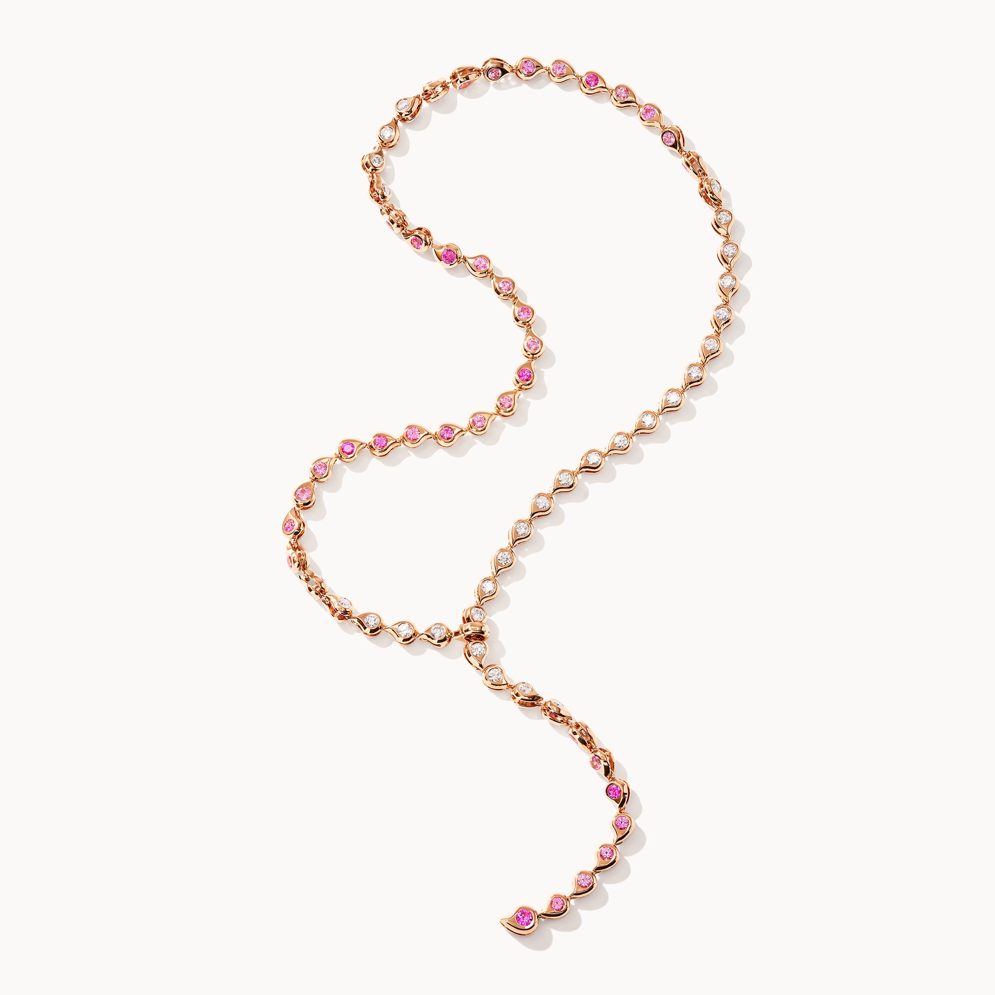 SNOWFLAKES Rivière Collier Necklace in ‘Classic' / 'Blush'