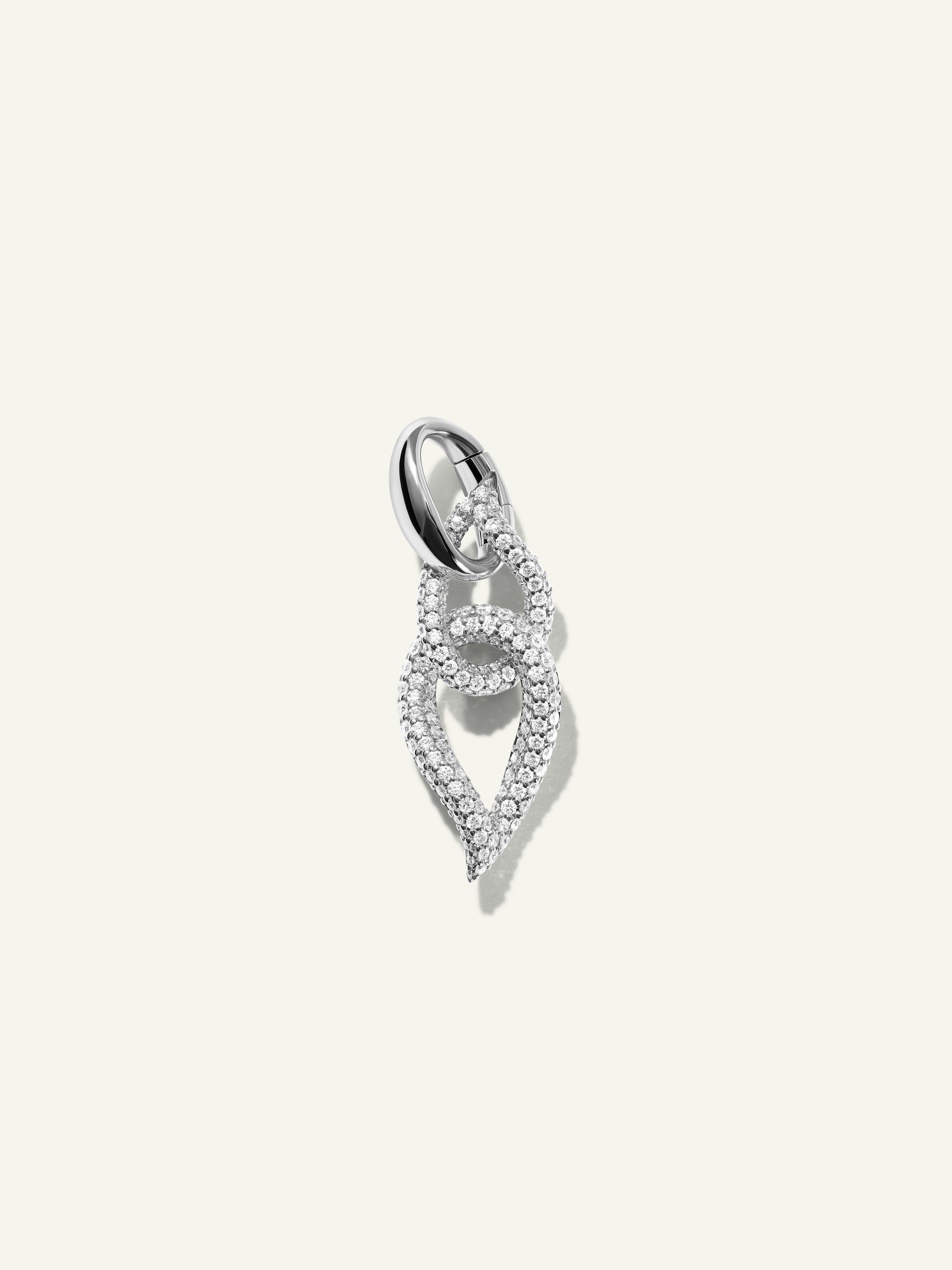 SIGNATURE Double Drop Link with Diamond Pavé