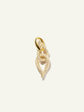 SIGNATURE Double Drop Link with Diamond Pavé