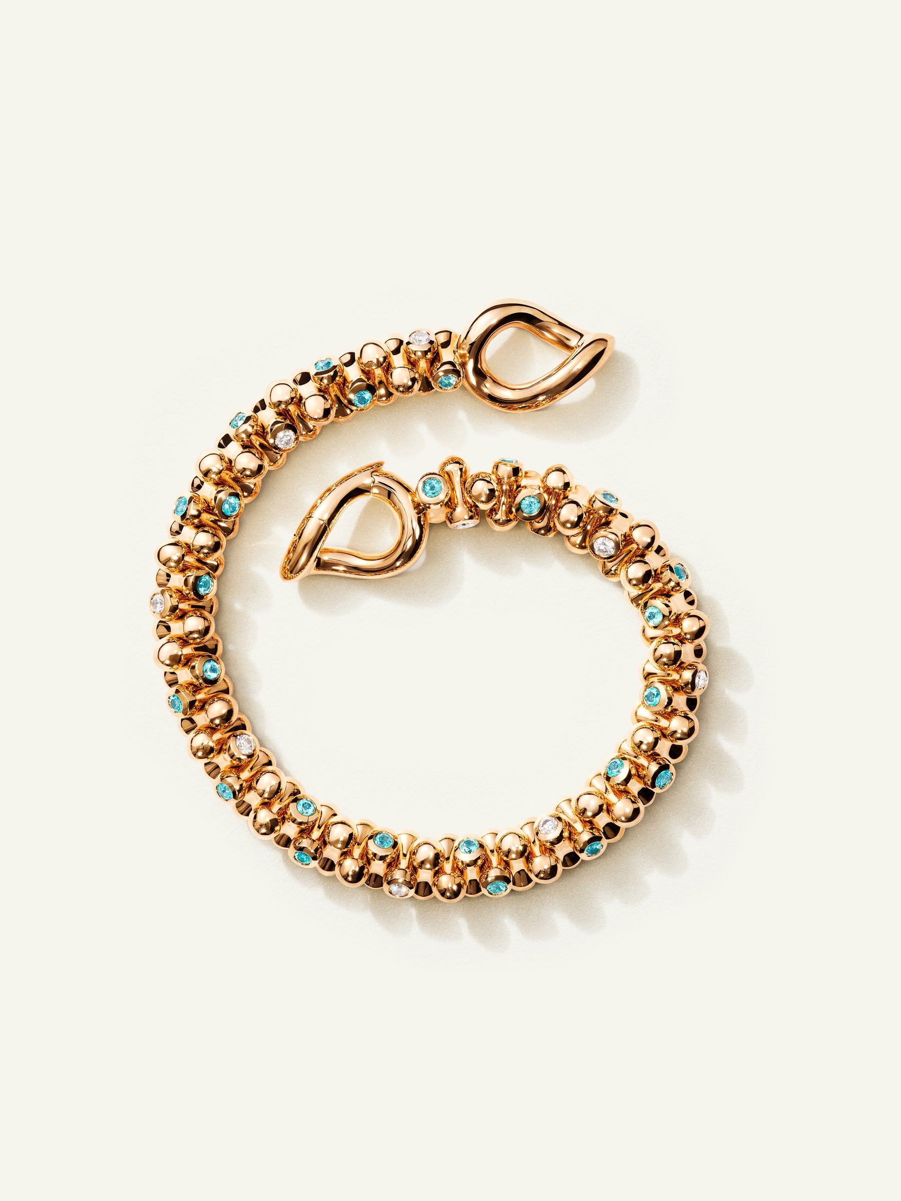B-AD-alt-ParCl-rg | ALWAYS DIAMONDS Alternating Bracelet Paraiba Tourmaline