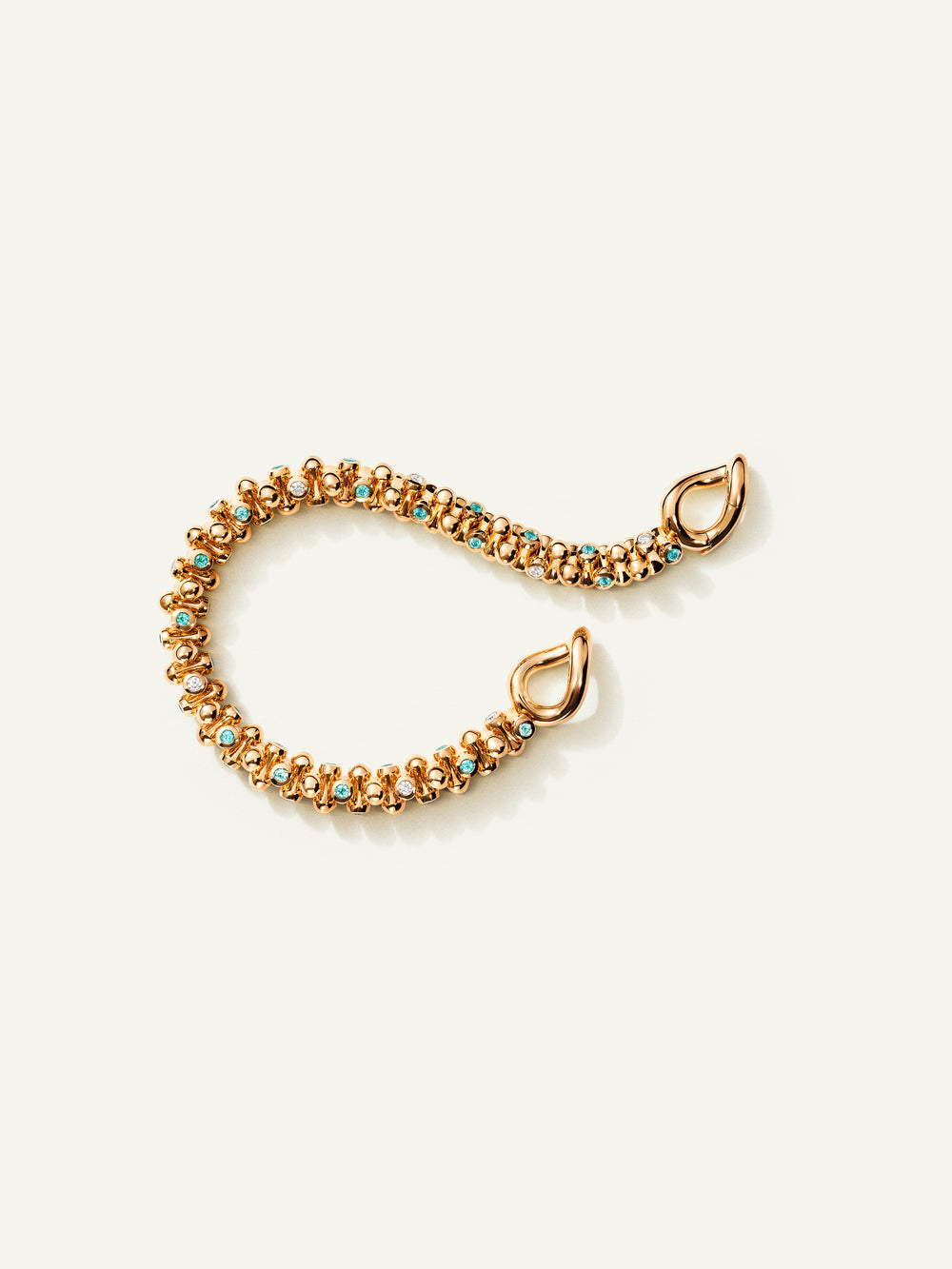 B-AD-alt-ParCl-rg | ALWAYS DIAMONDS Alternating Bracelet Paraiba Tourmaline