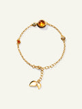 B-BOU-c-IS-ml-yg | BOUTON Mini Chain Bracelet, in 'Indian Summer'