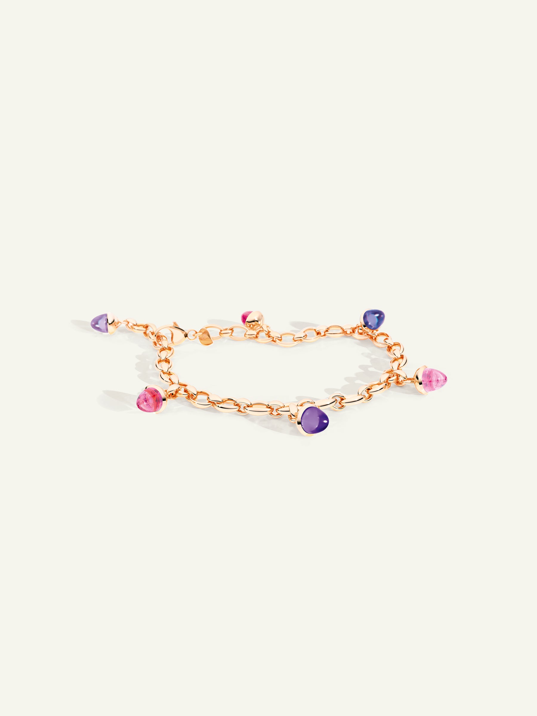 B-MC-Ch-WB-rg | MIKADO Charm Bracelet in 'Wildberry'