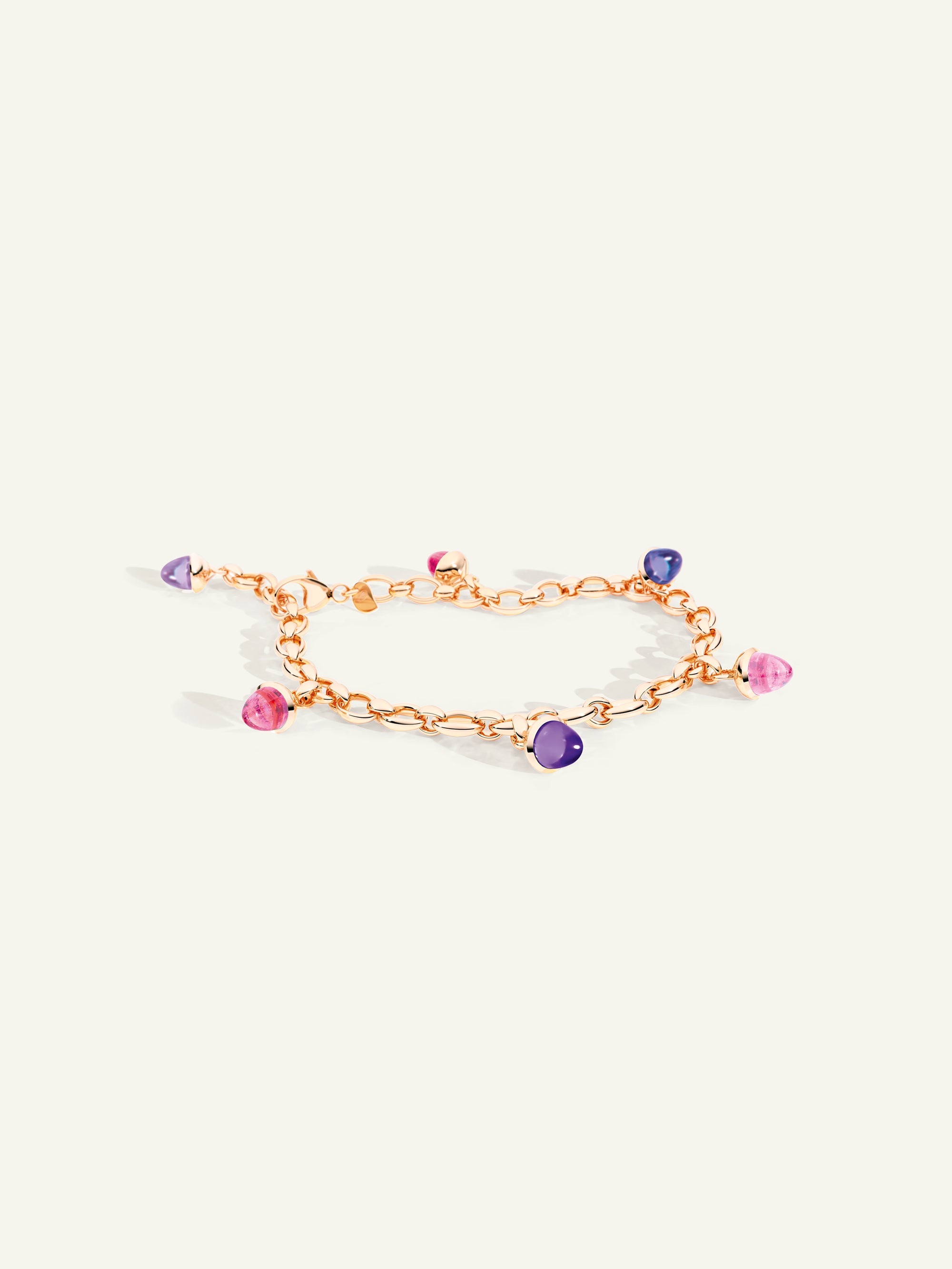B-MC-Ch-WB-rg | MIKADO Charm Bracelet in 'Wildberry'