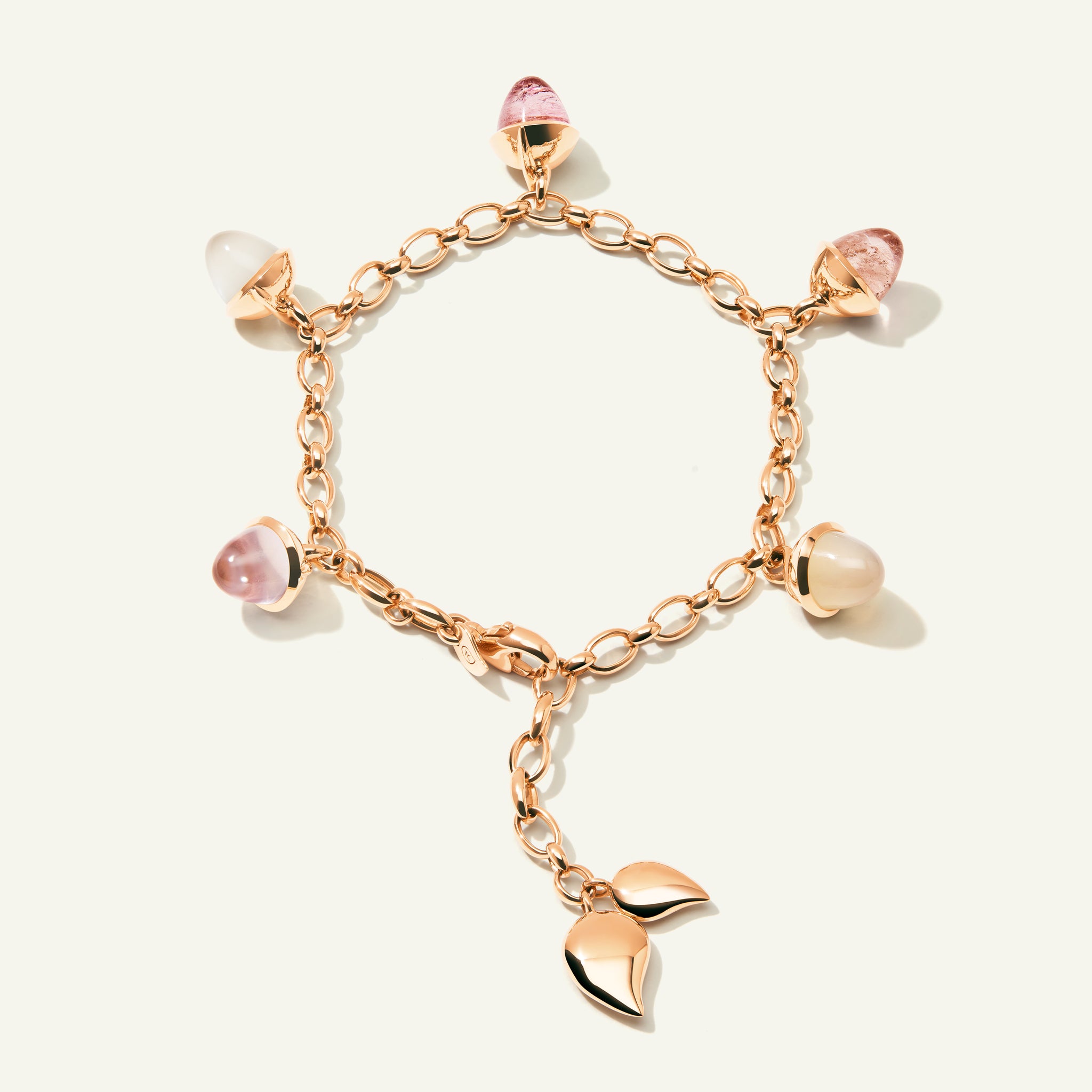 MIKADO Flamenco Charm Armband in 'Blush'