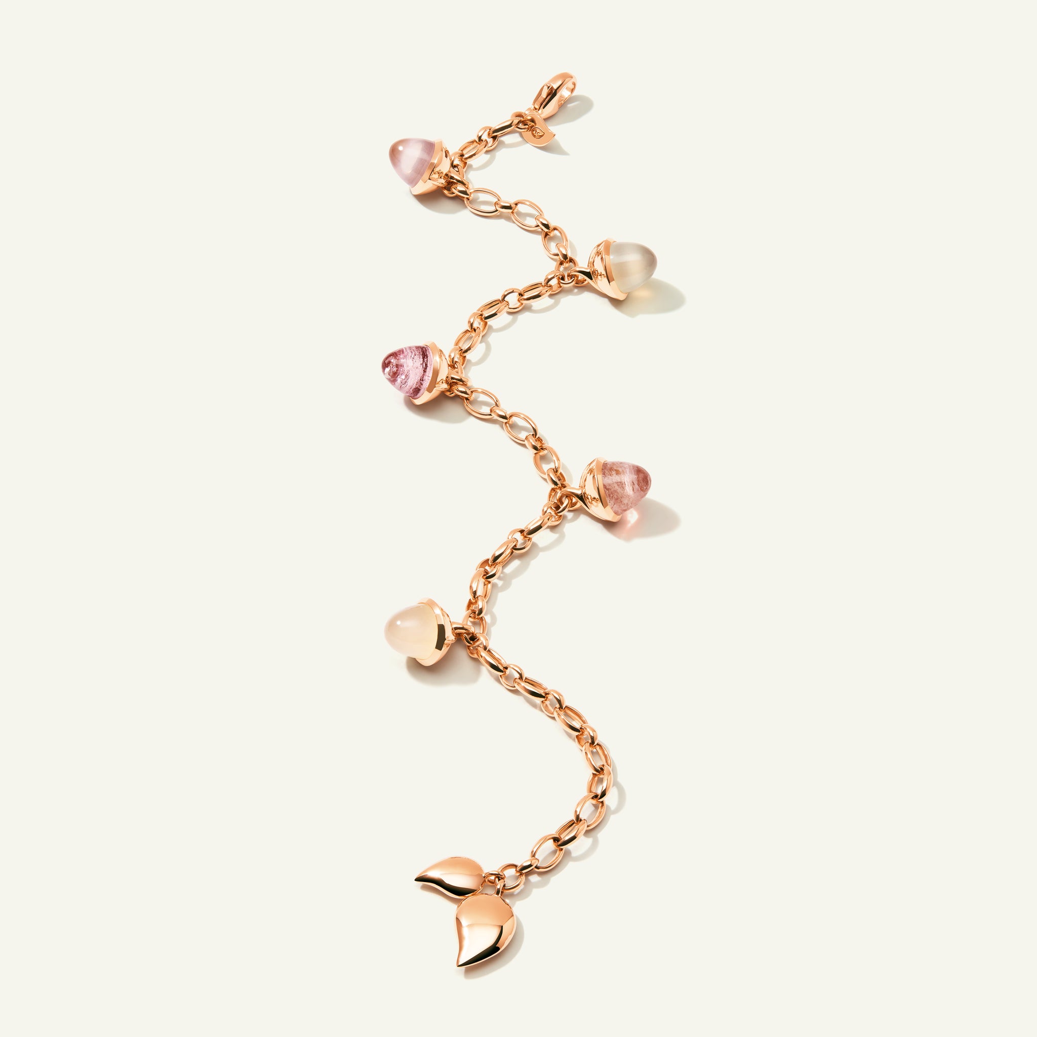 MIKADO Flamenco Charm Armband in 'Blush'