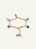 MIKADO Flamenco Charm Armband in 'Sky'