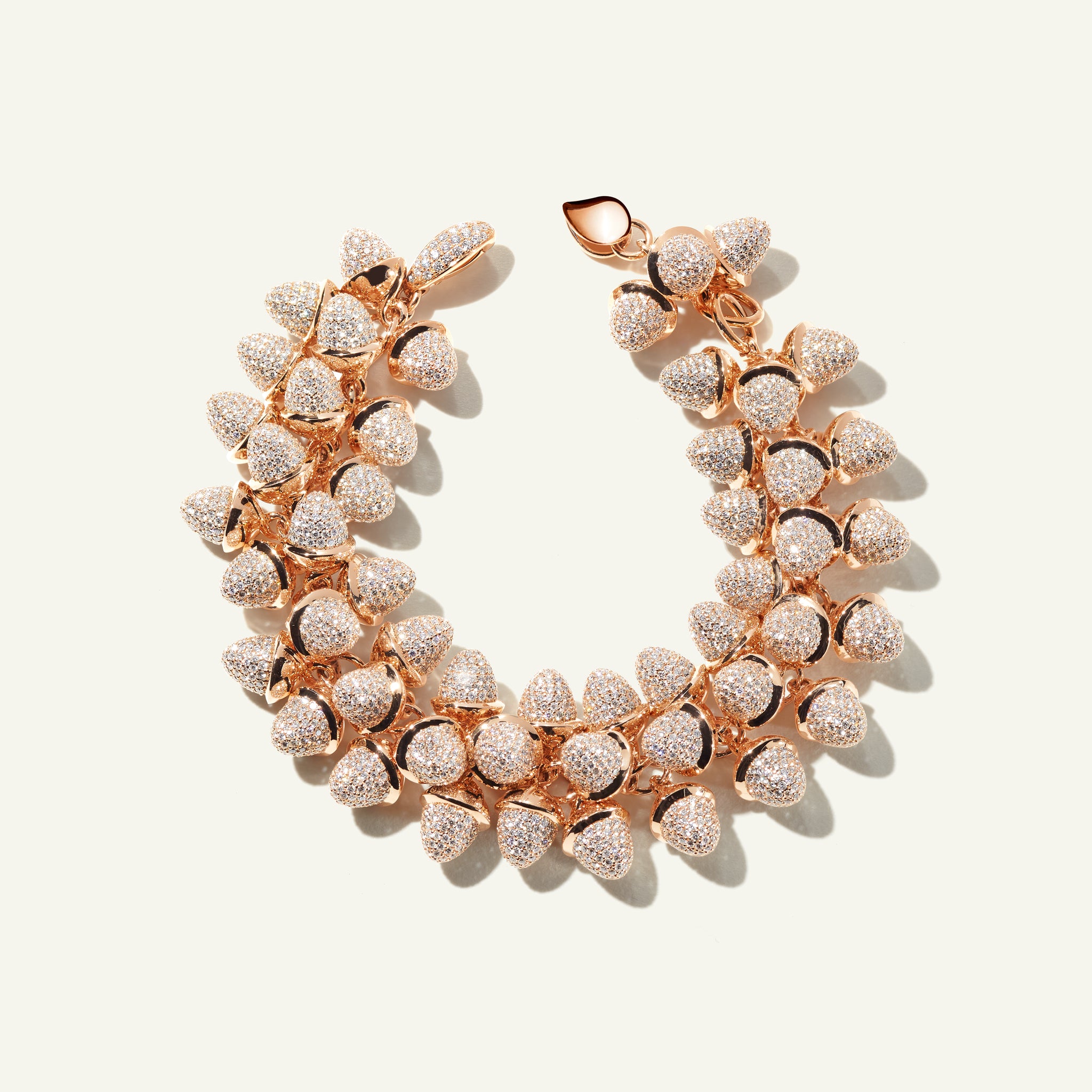 MIKADO Flamenco Armband mit Diamond Pavé