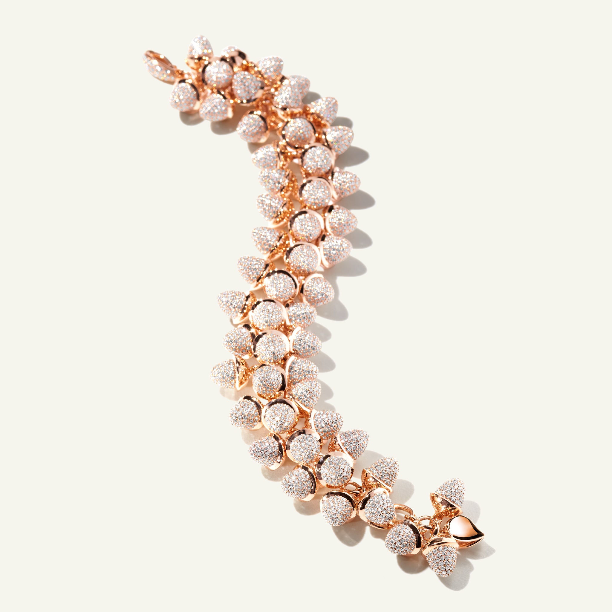 MIKADO Flamenco Armband mit Diamond Pavé