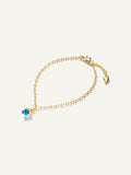 MiniMIKADO Bracelet with Swiss Topaz