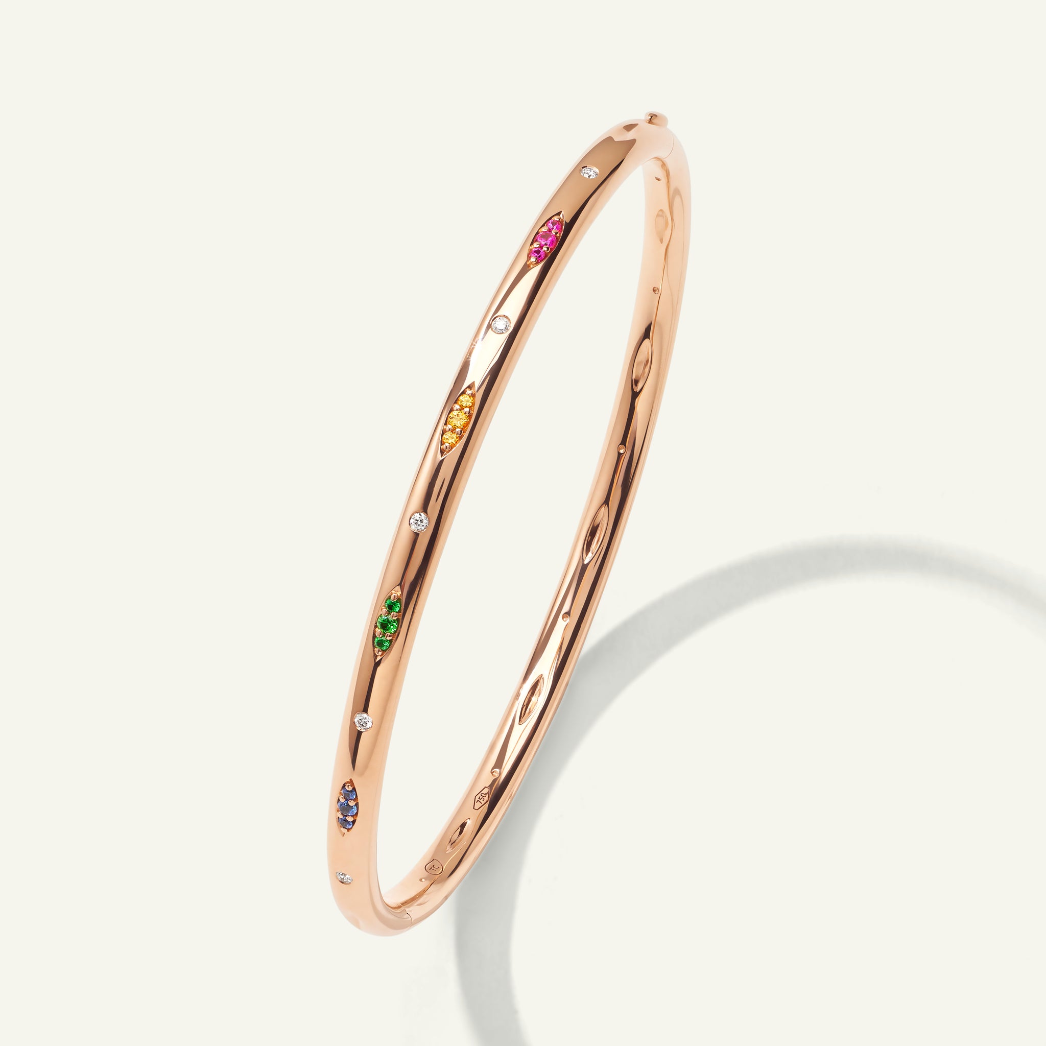 GYPSY Armreif, 17 cm in ‘Candy Pavé’