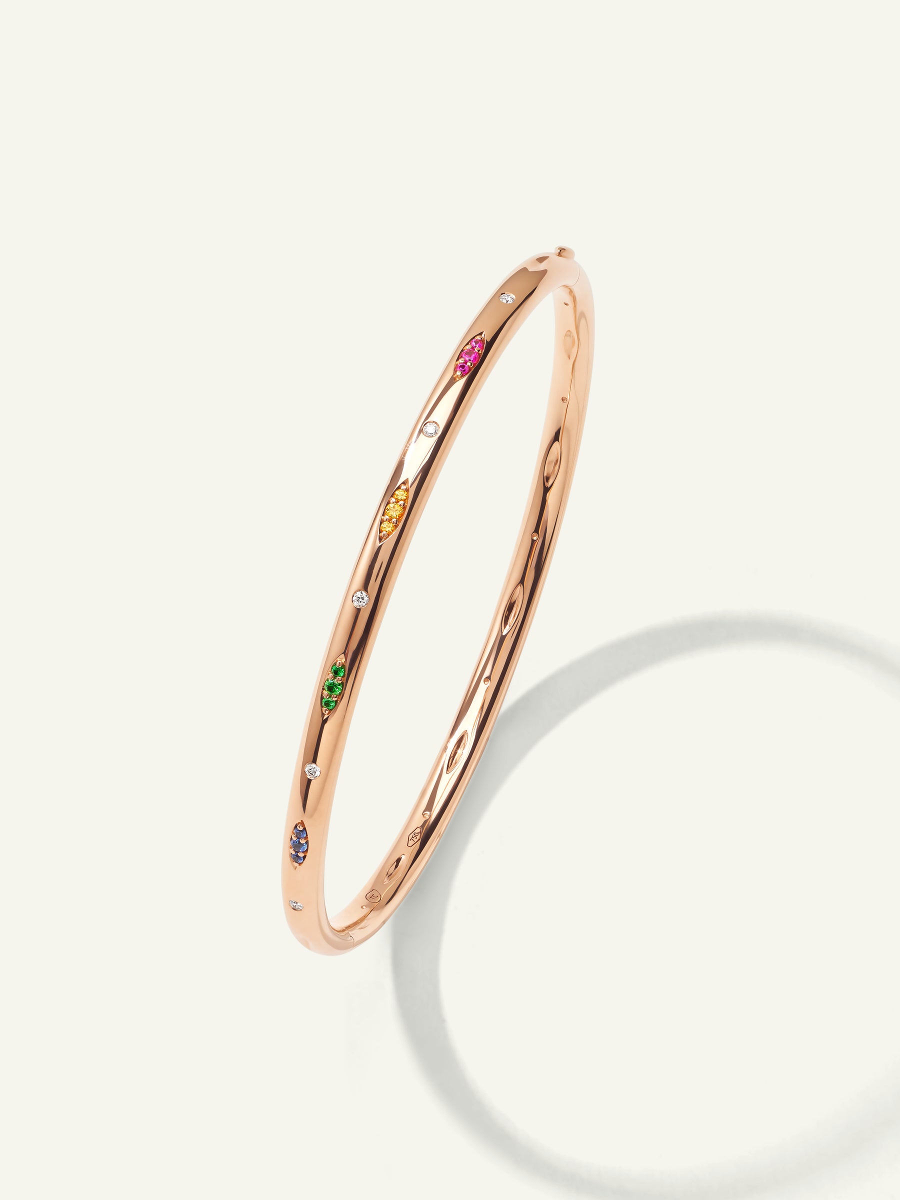 GYPSY Armreif, 17 cm in ‘Candy Pavé’