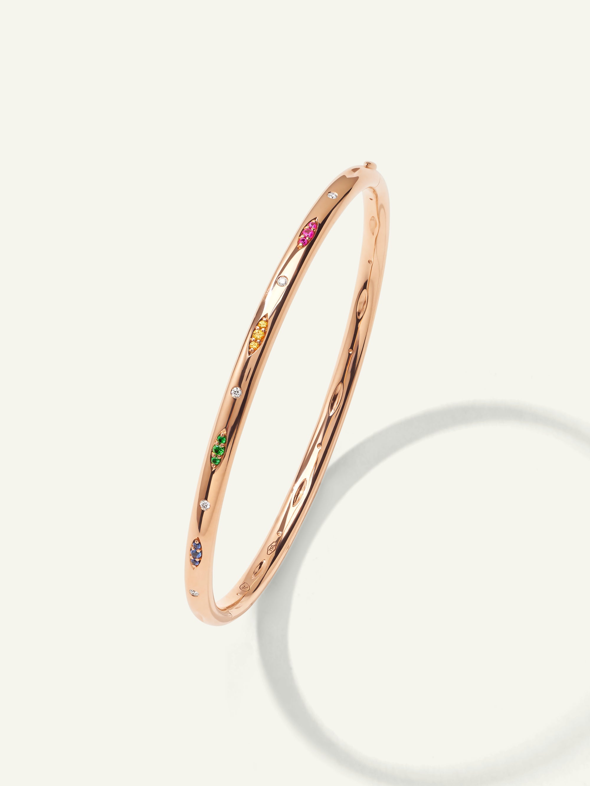 GYPSY Armreif, 17 cm in ‘Candy Pavé’