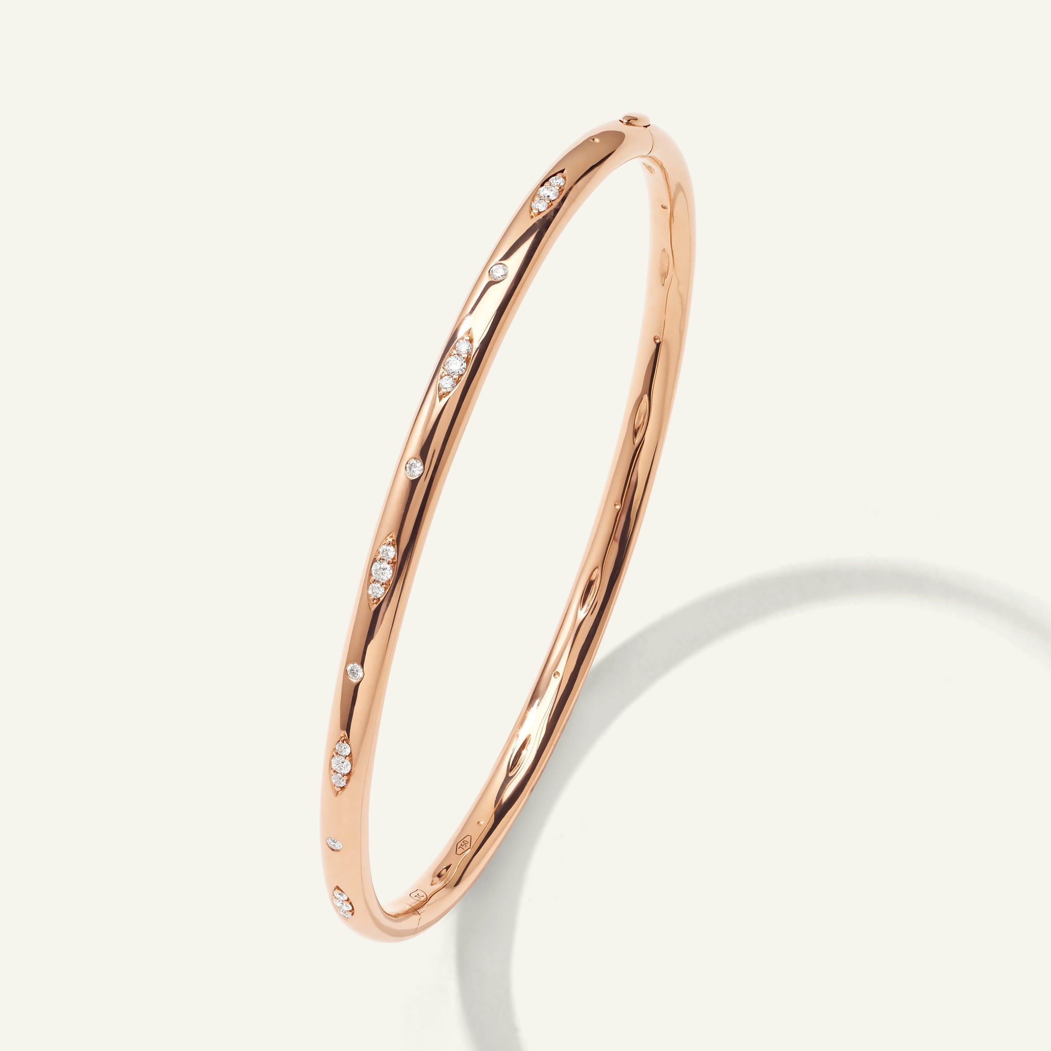 GYPSY Armreif, 17 cm Diamant Pavé