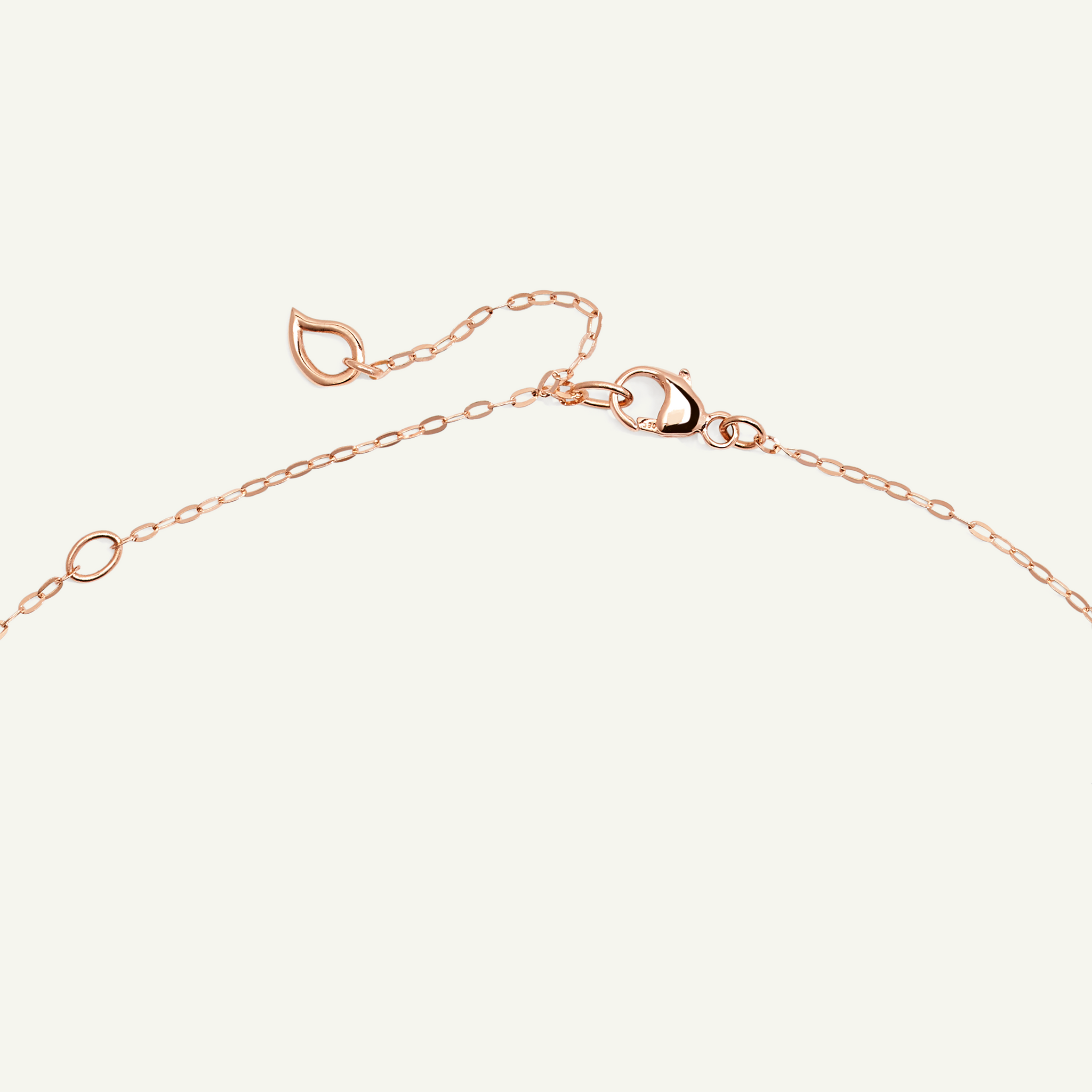 SPARKLE Drop Chain, 1.0 mm, 45 cm