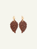 E-IND-SW-rg | INDIA Earrings with Snakewood