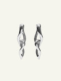 SIGNATURE Twisted 2 Drop Hoop Earrings