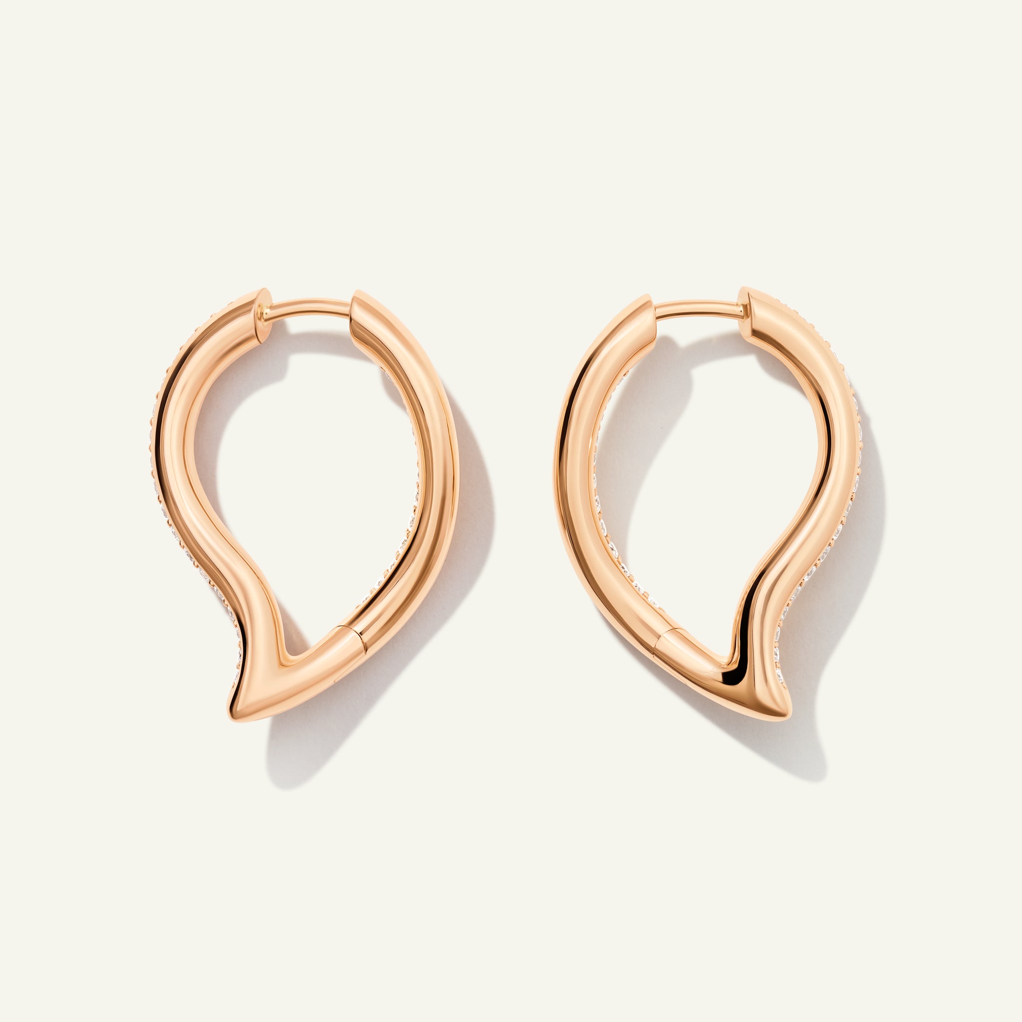 SIGNATURE Twisted Drop Hoop Earrings