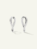 SIGNATURE Twisted Drop Hoop Earrings
