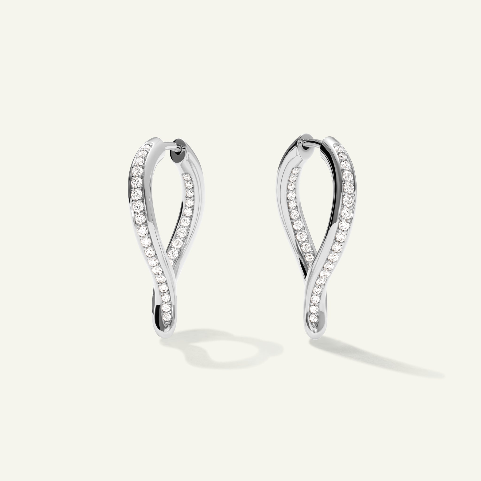 SIGNATURE Twisted Drop Hoop Earrings