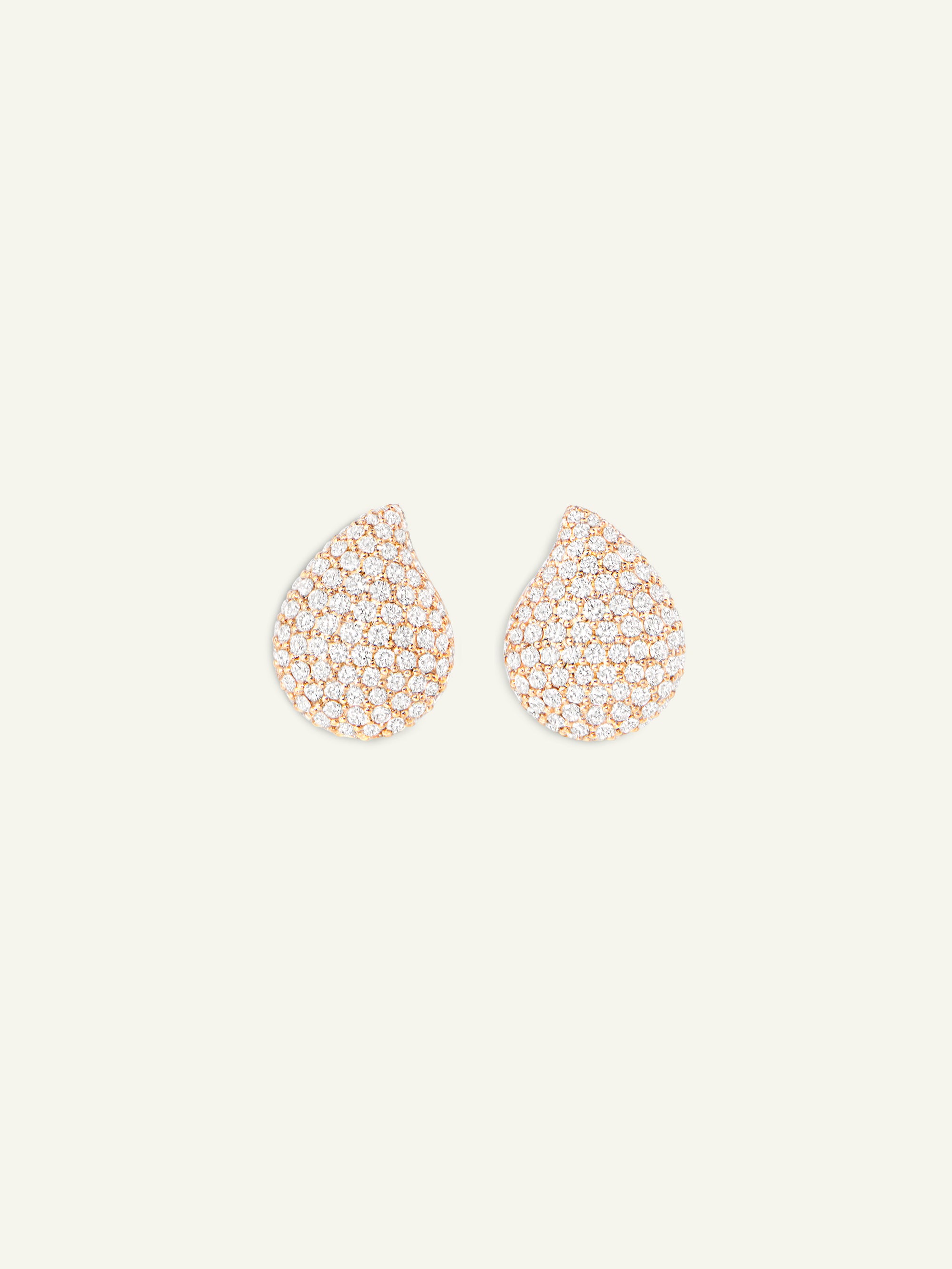 Earrings SIGNATURE large Diamond Pavé