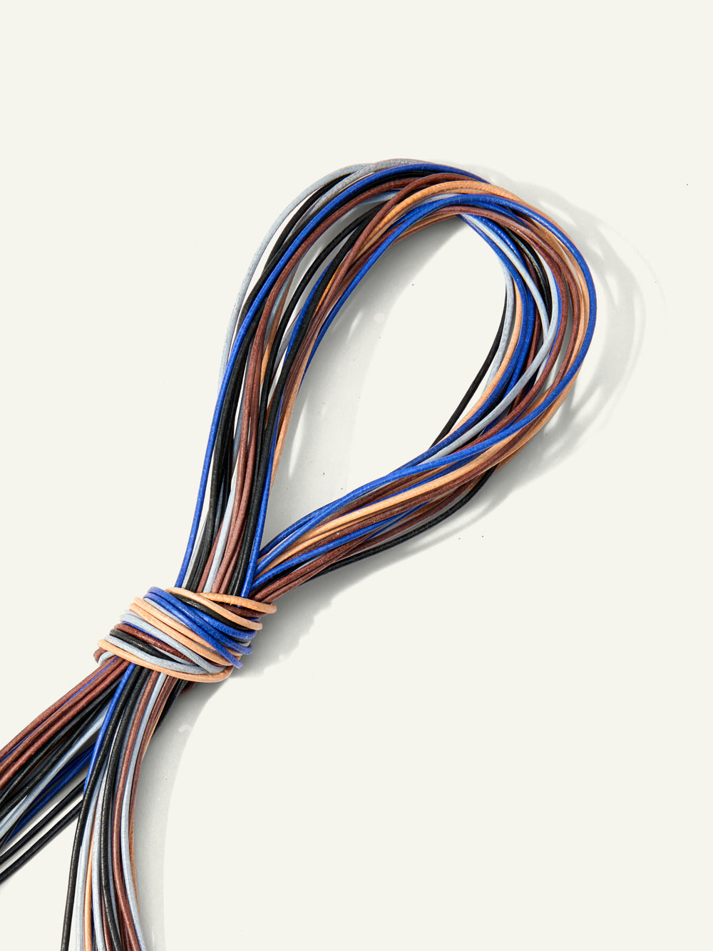 L-thin-mix-W-B | Leather strap thin mix - Basic
