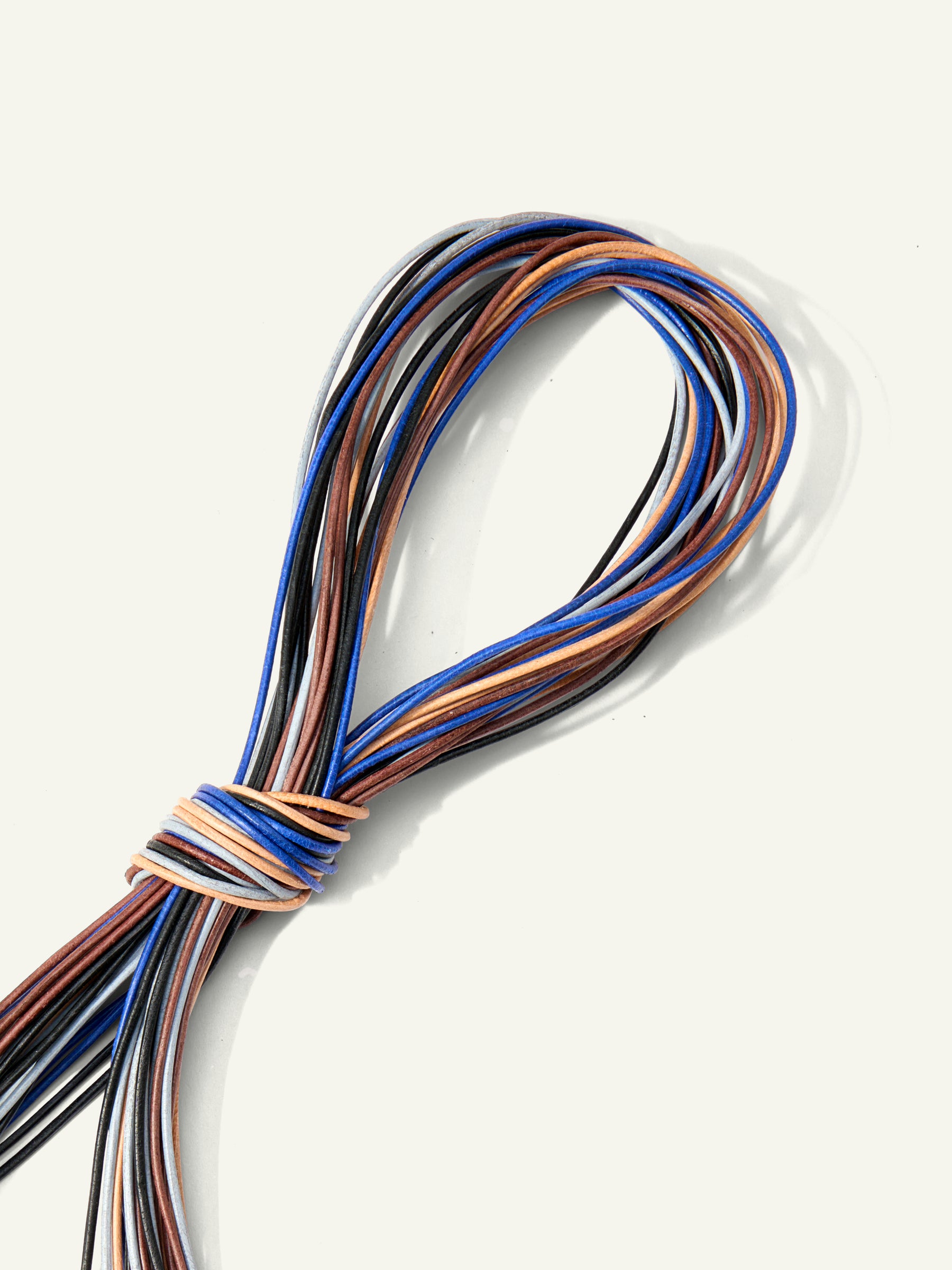 L-thin-mix-W-B | Leather strap thin mix - Basic