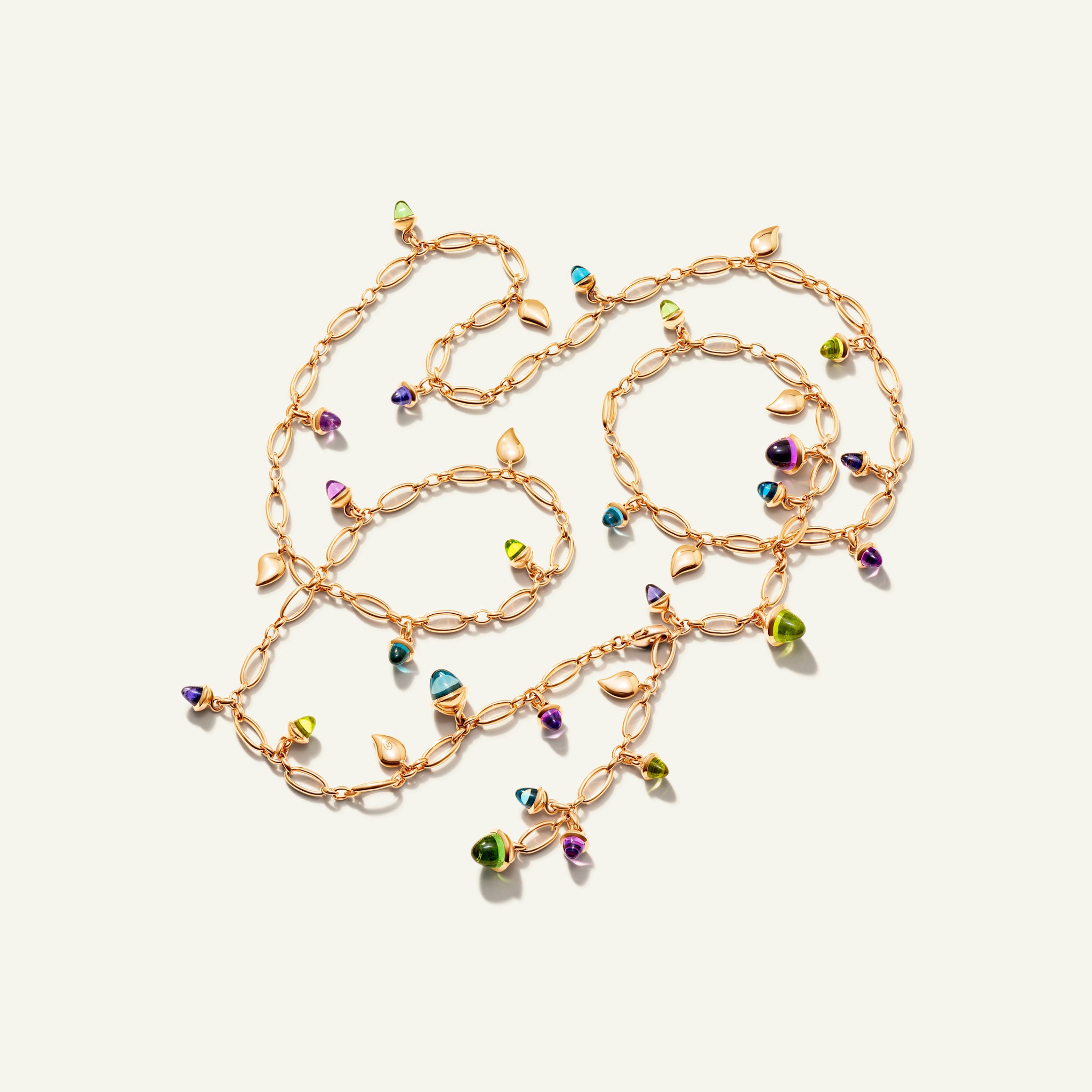 MIKADO Necklace, 100 cm in 'Aurora'