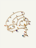Necklace MIKADO 'Cashmere' with Diamond Pavé - 100 cm