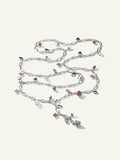 MIKADO Necklace, 100 cm in 'Cashmere' with Diamond Pavé