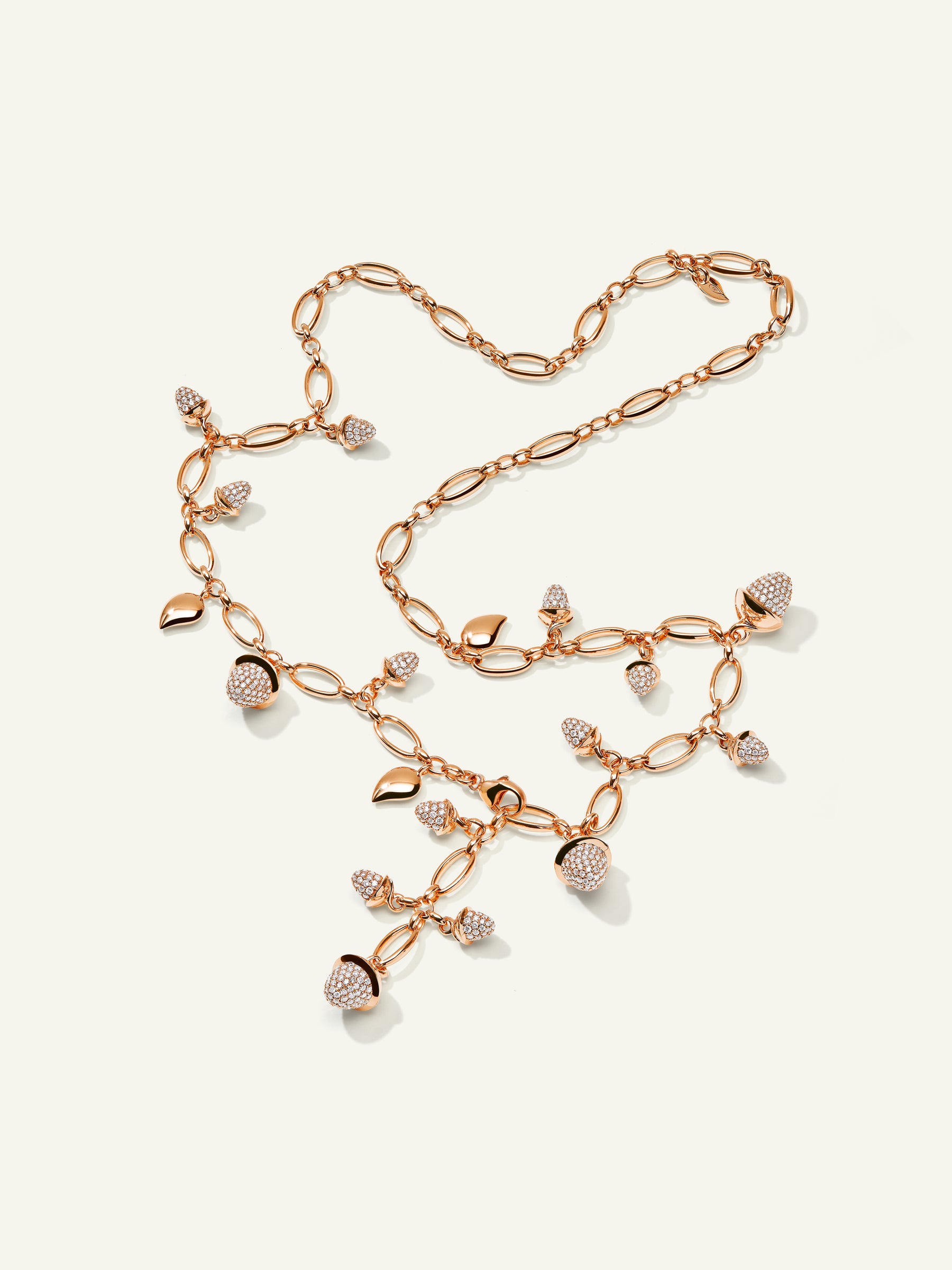 Necklace MIKADO Diamond Pavé - 56 cm