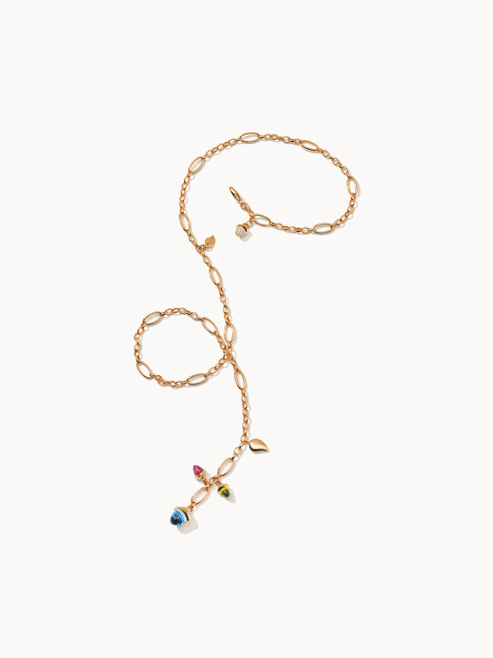 MIKADO Halskette, 51 cm in 'Candy' mit Diamond Pavé