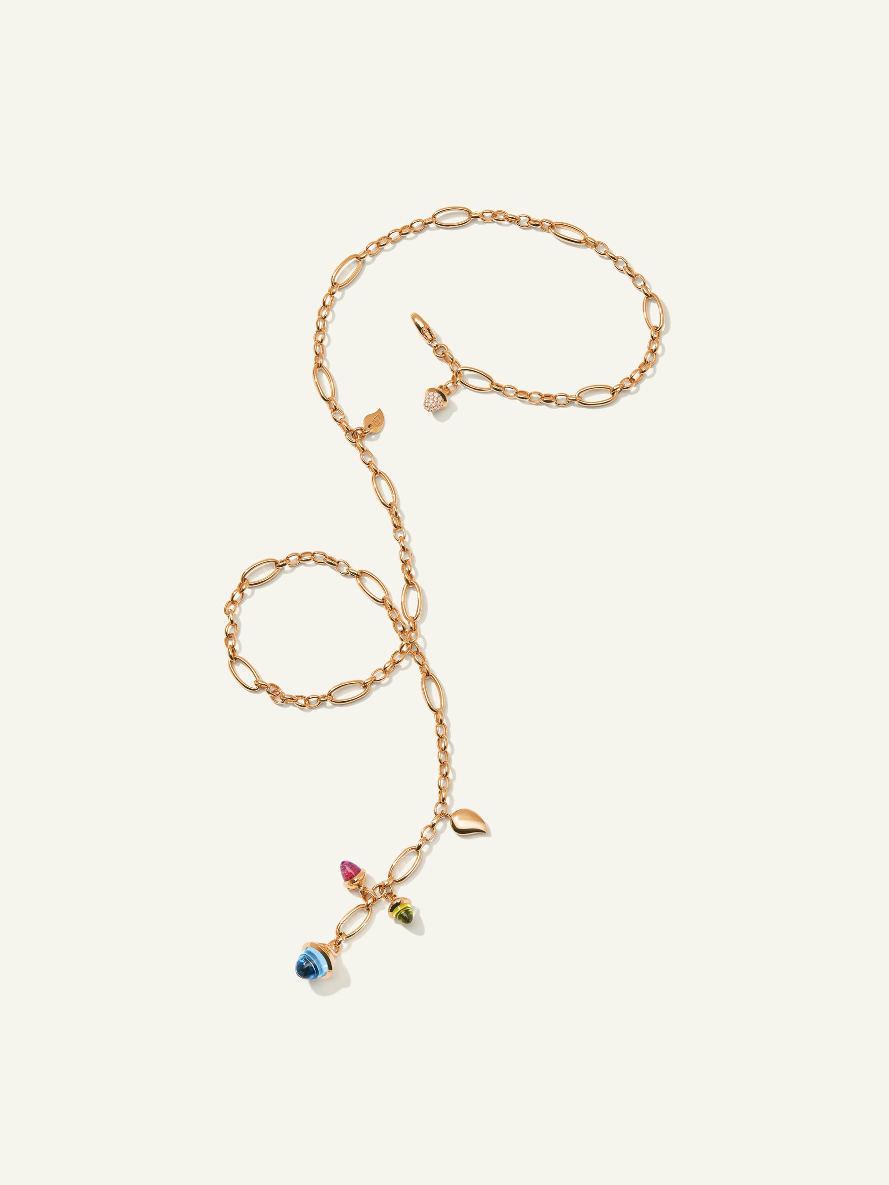 MIKADO Halskette, 51 cm in 'Candy' mit Diamond Pavé