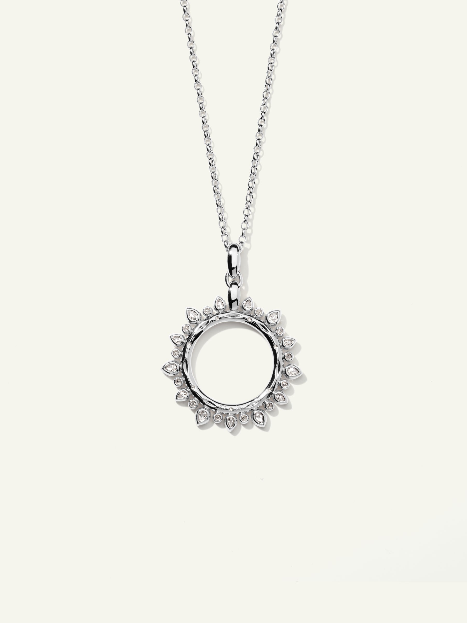 Pendant GYPSY 'Classic' Sun large mit Diamanten