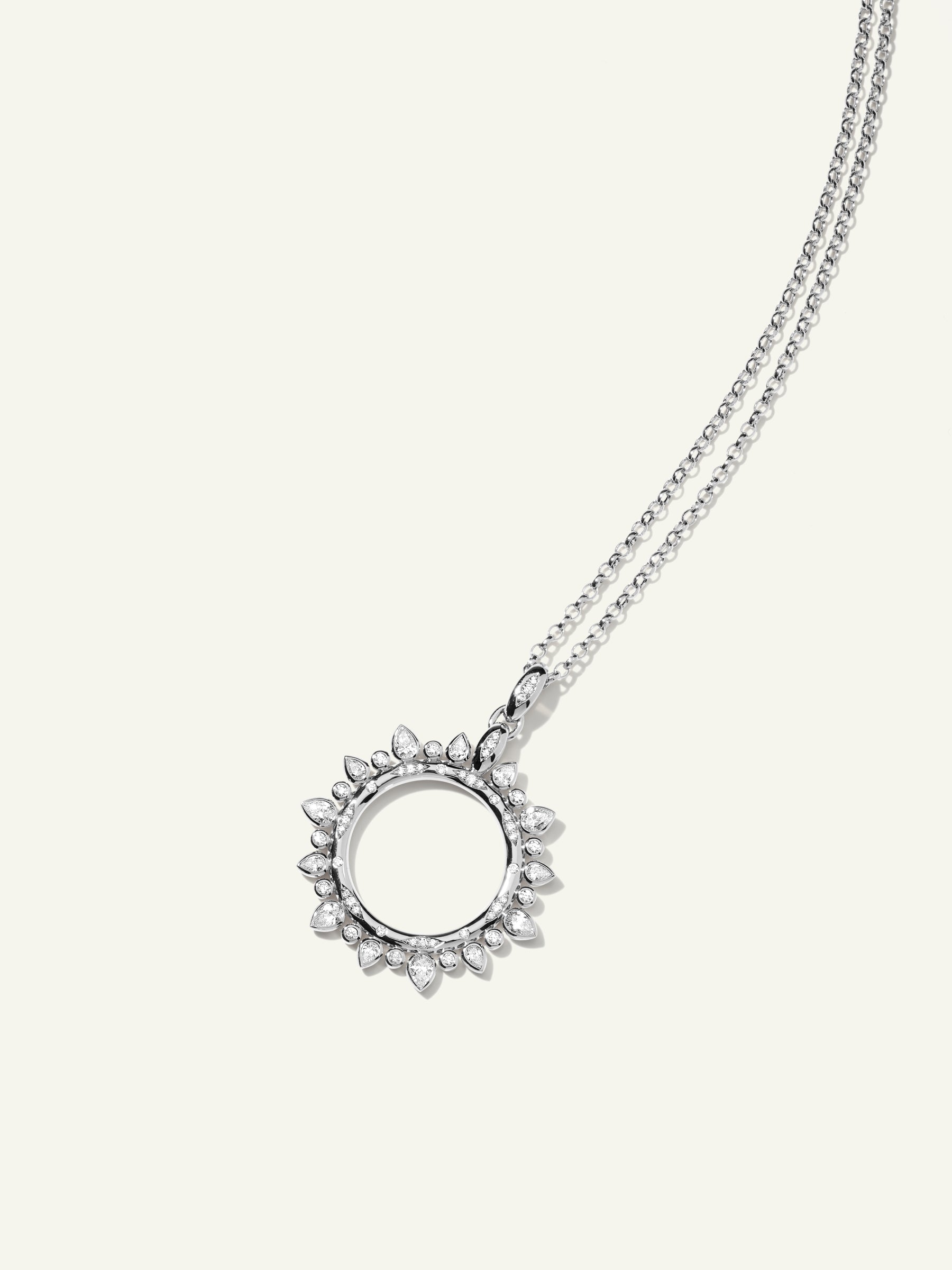 Pendant GYPSY 'Classic' Sun large mit Diamanten