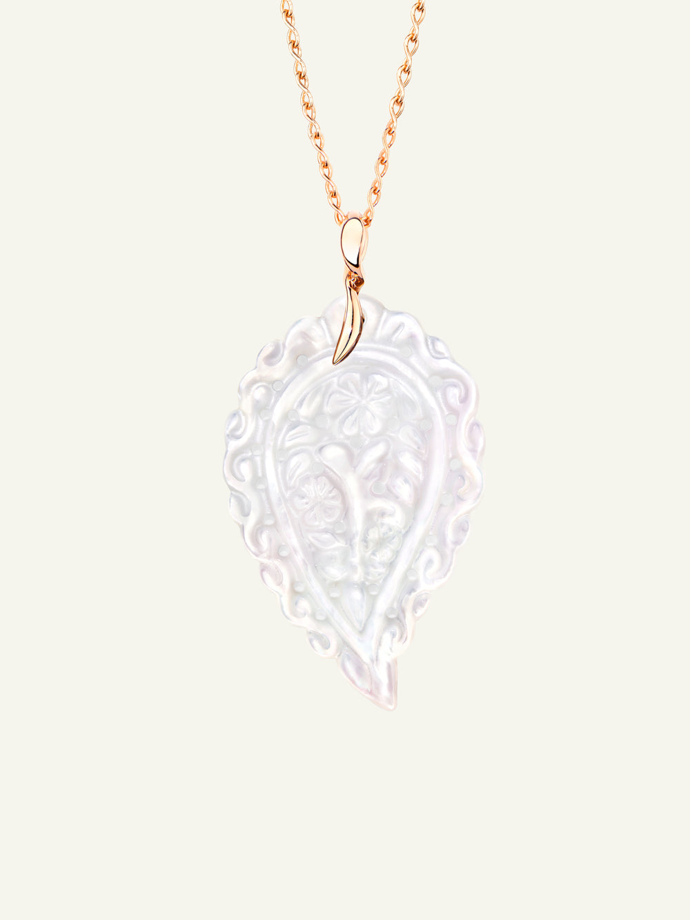 INDIA Large Pendant with Mother of Pearl