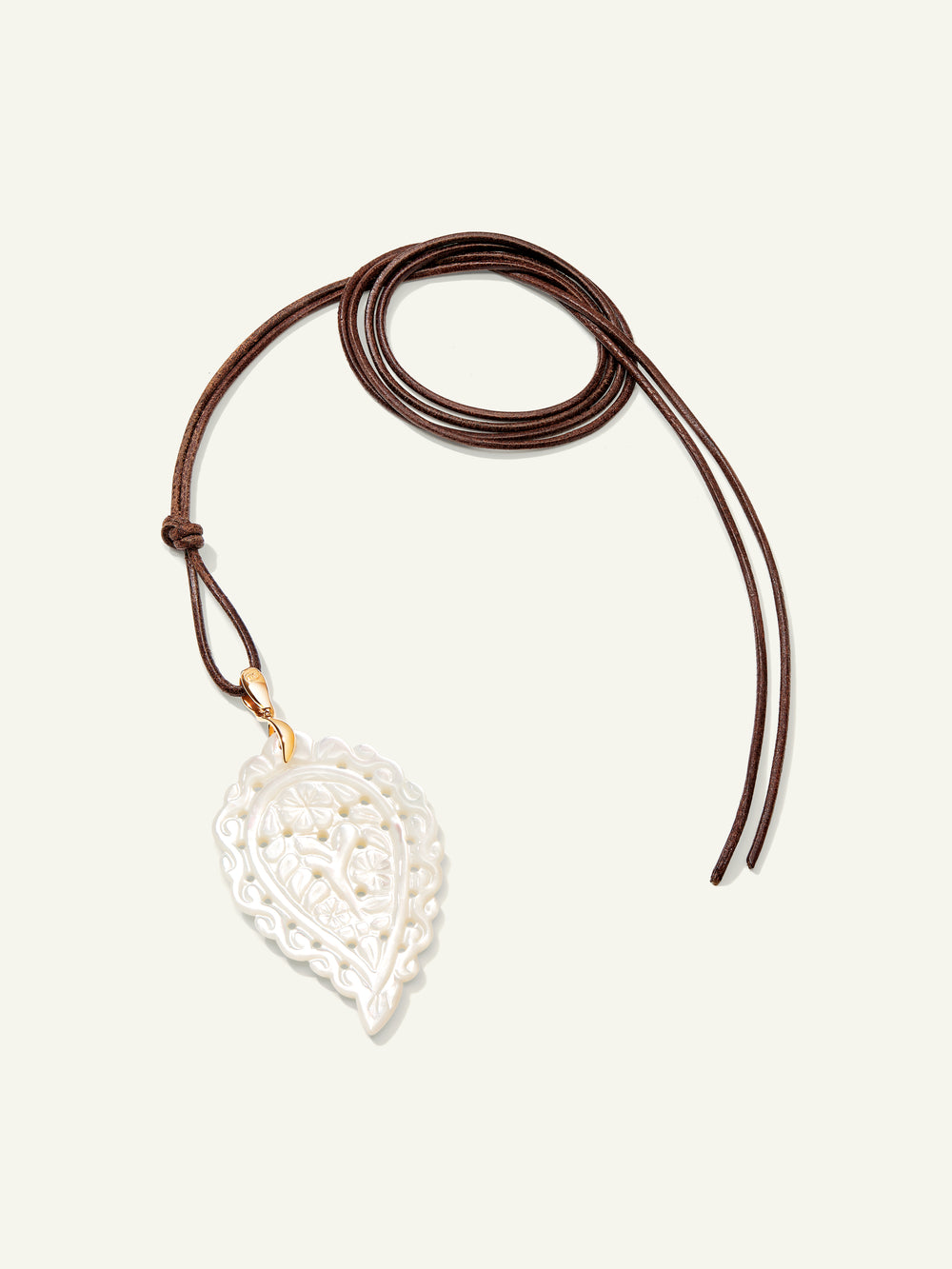 INDIA Large Pendant with Mother of Pearl