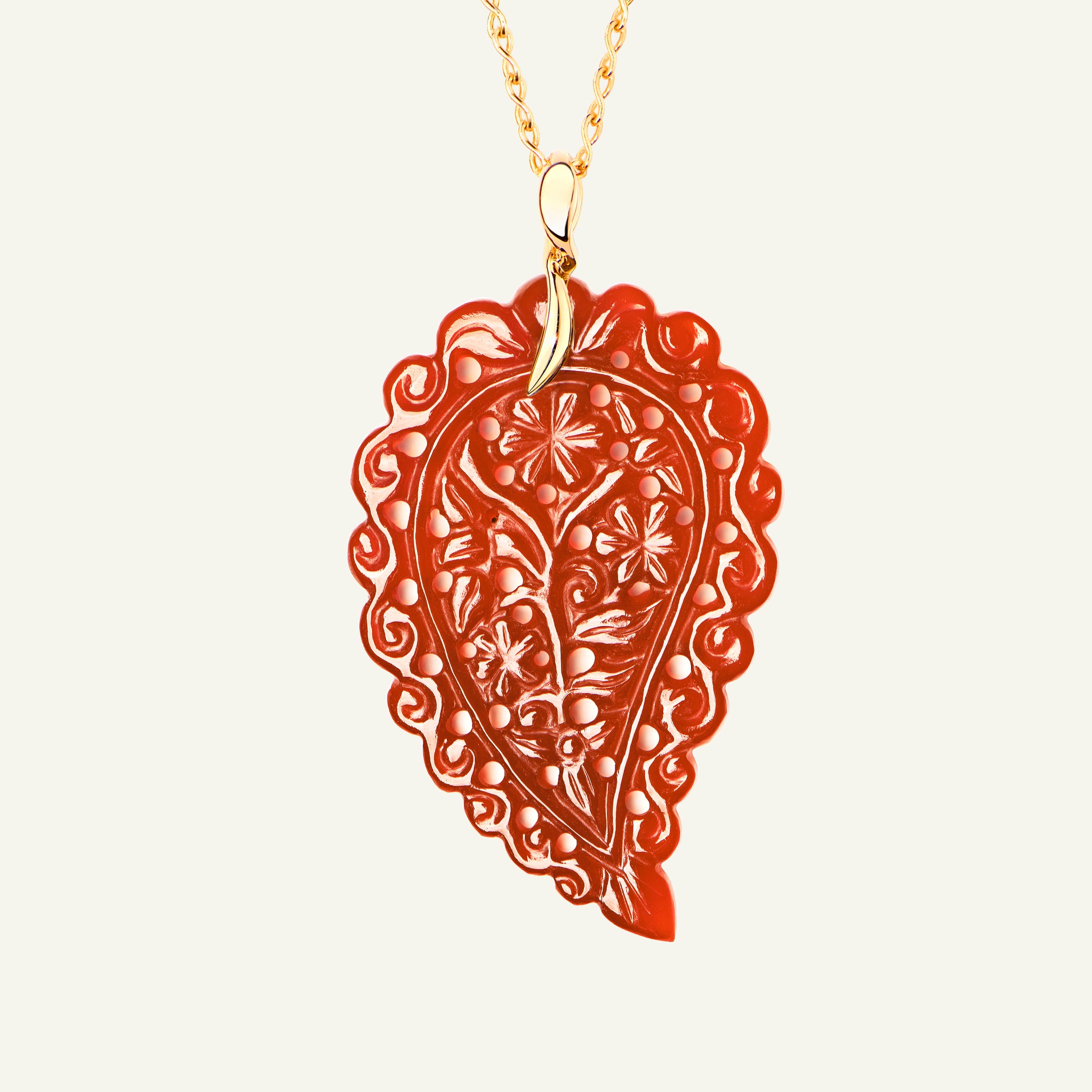 INDIA Small Pendant with Black Onyx