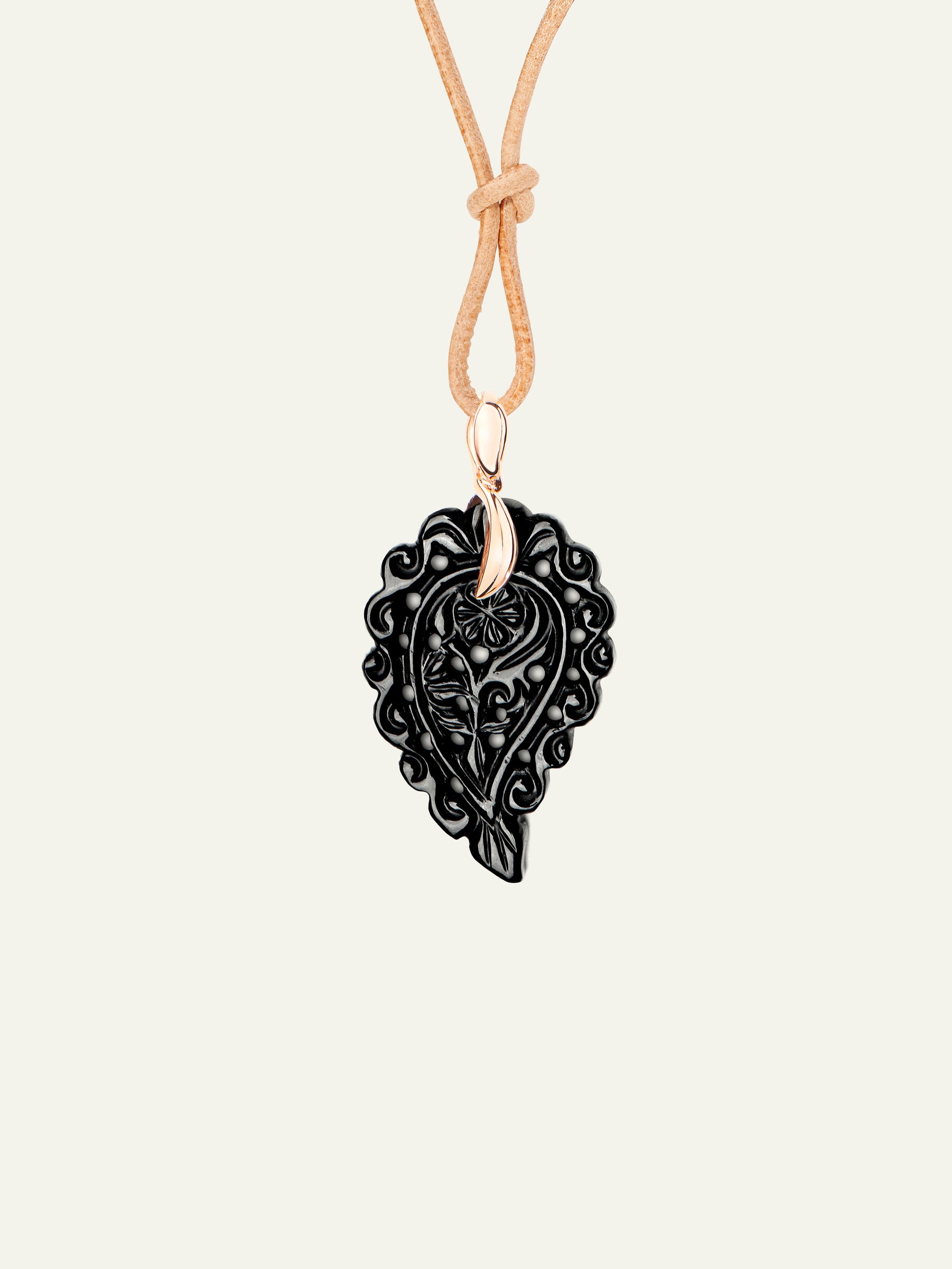 P-IND-s-Bla-rg | INDIA Small Pendant with Black Onyx