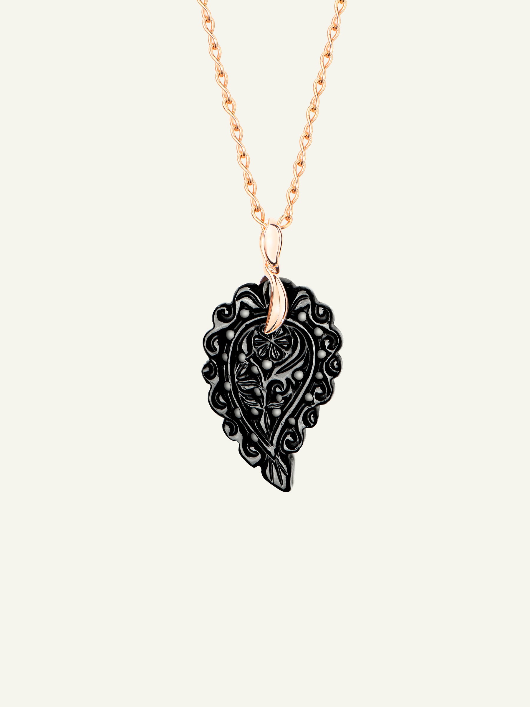 P-IND-s-Bla-rg | INDIA Small Pendant with Black Onyx