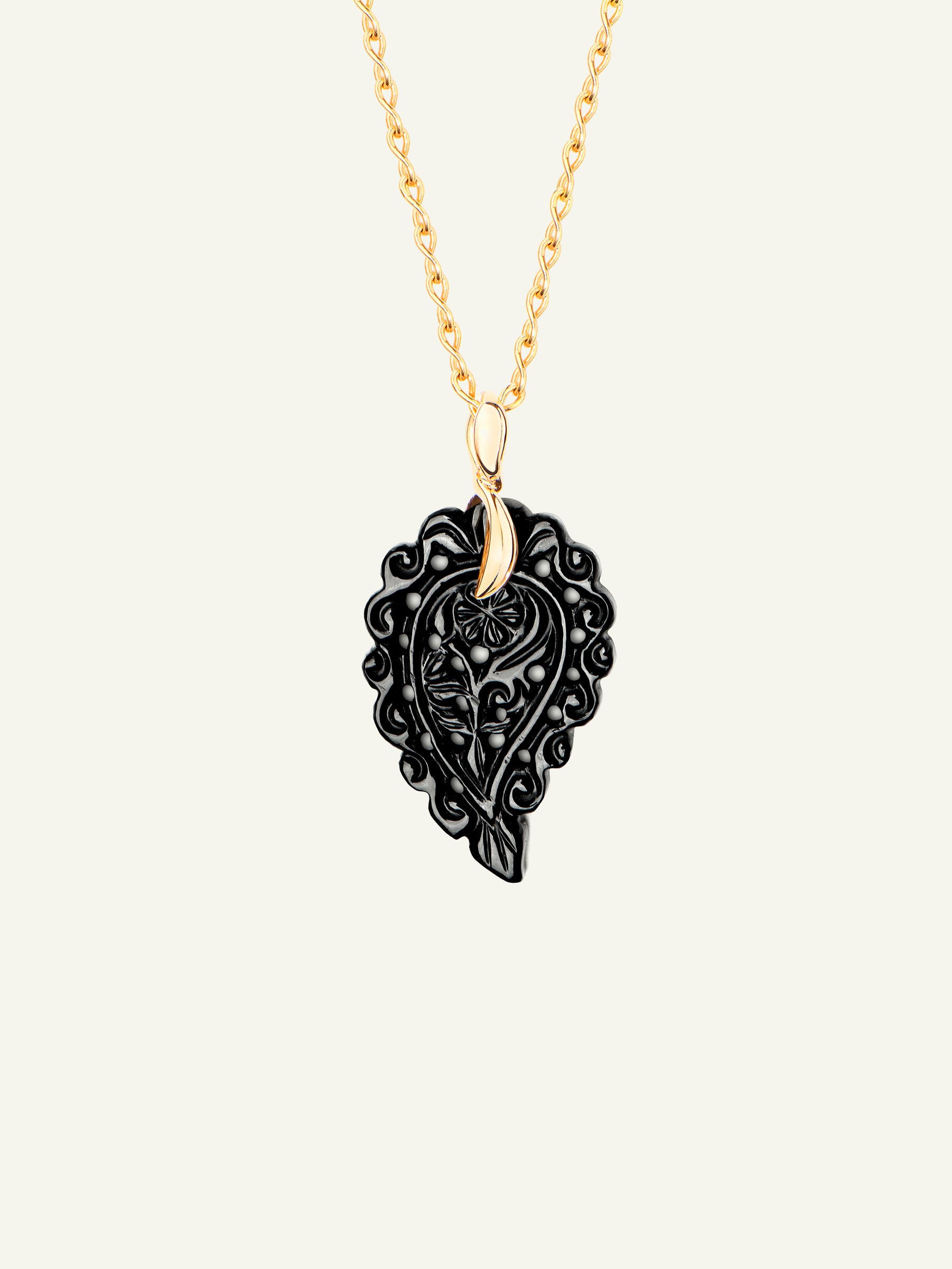 INDIA Small Anhänger mit Black Onyx