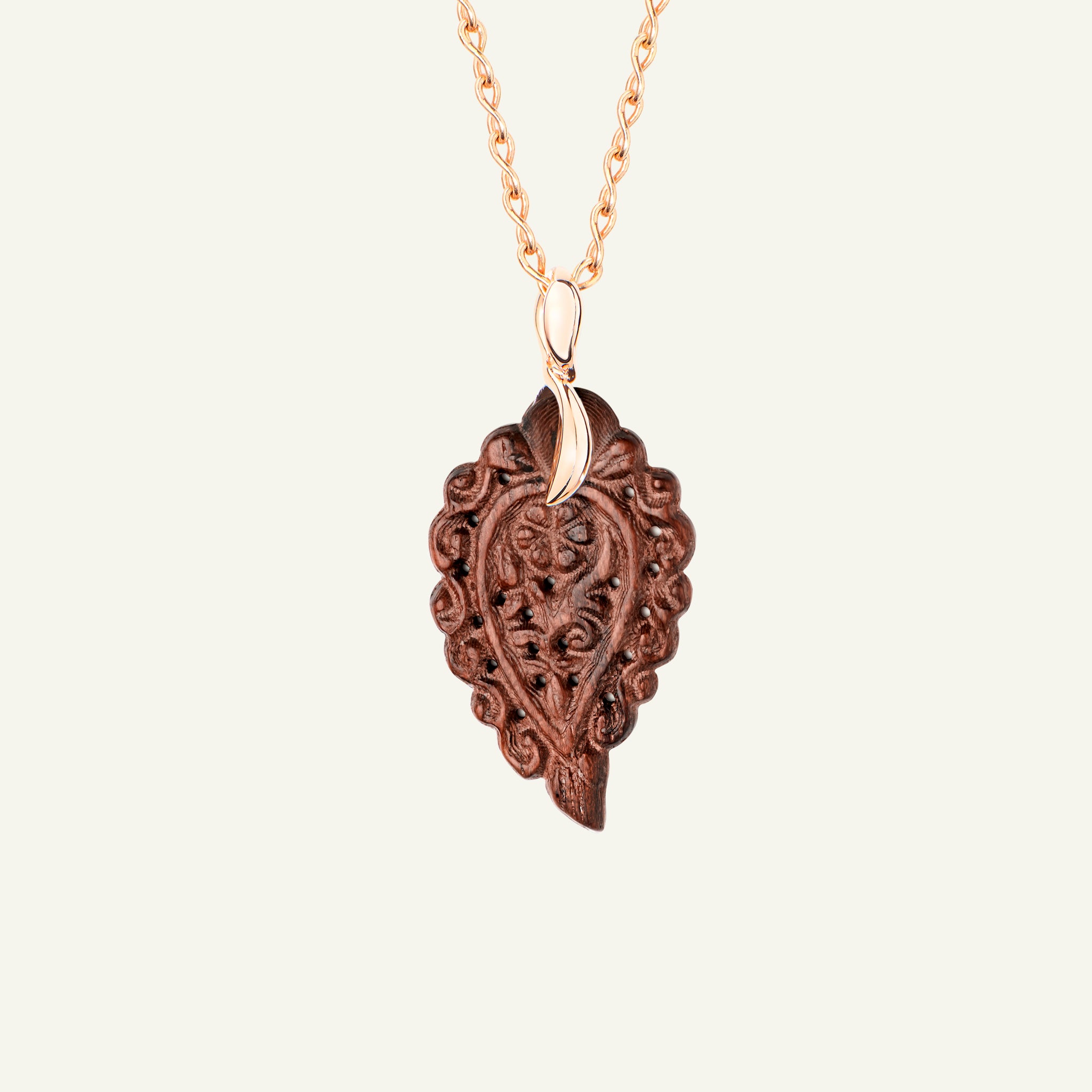 INDIA Small Pendant with Snakewood
