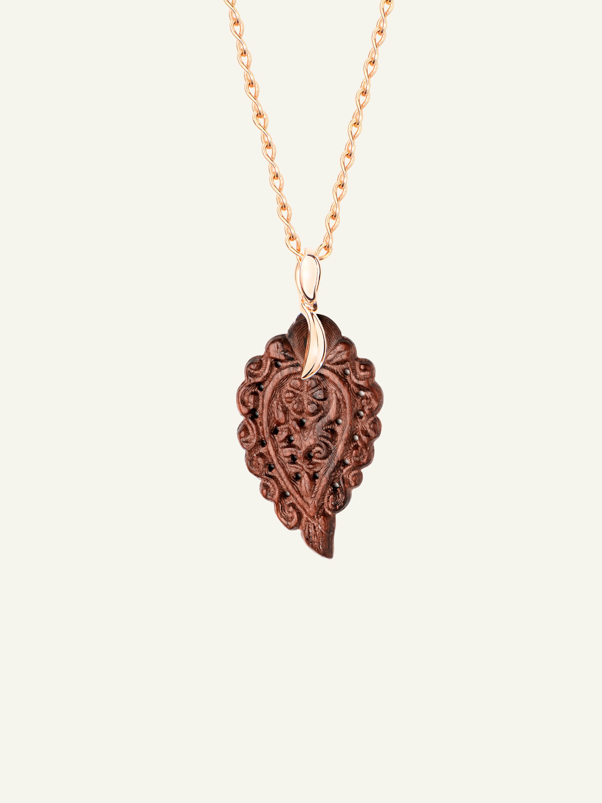 P-IND-s-SW-rg | INDIA Small Pendant with Snakewood