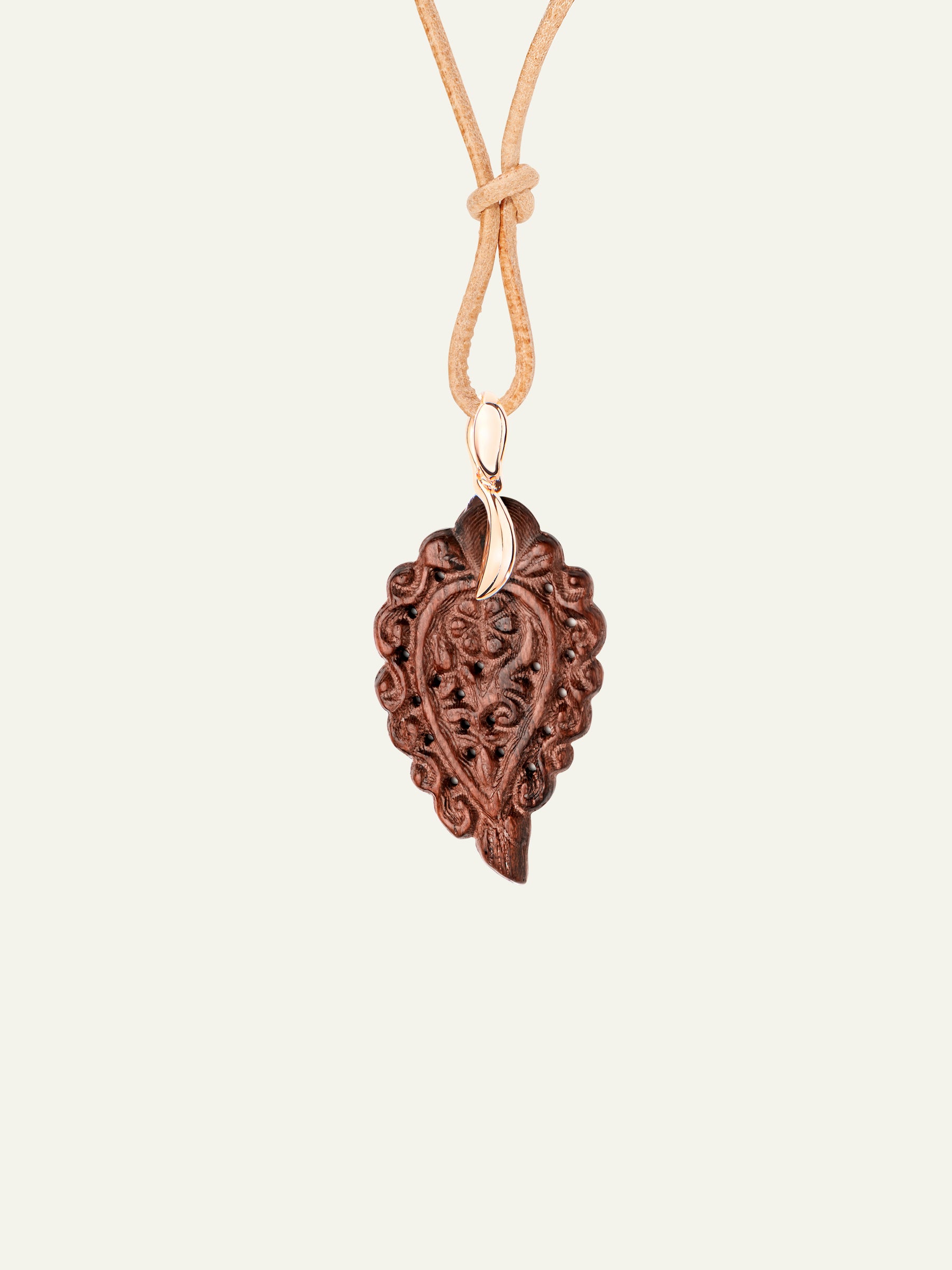 P-IND-s-SW-rg | INDIA Small Pendant with Snakewood
